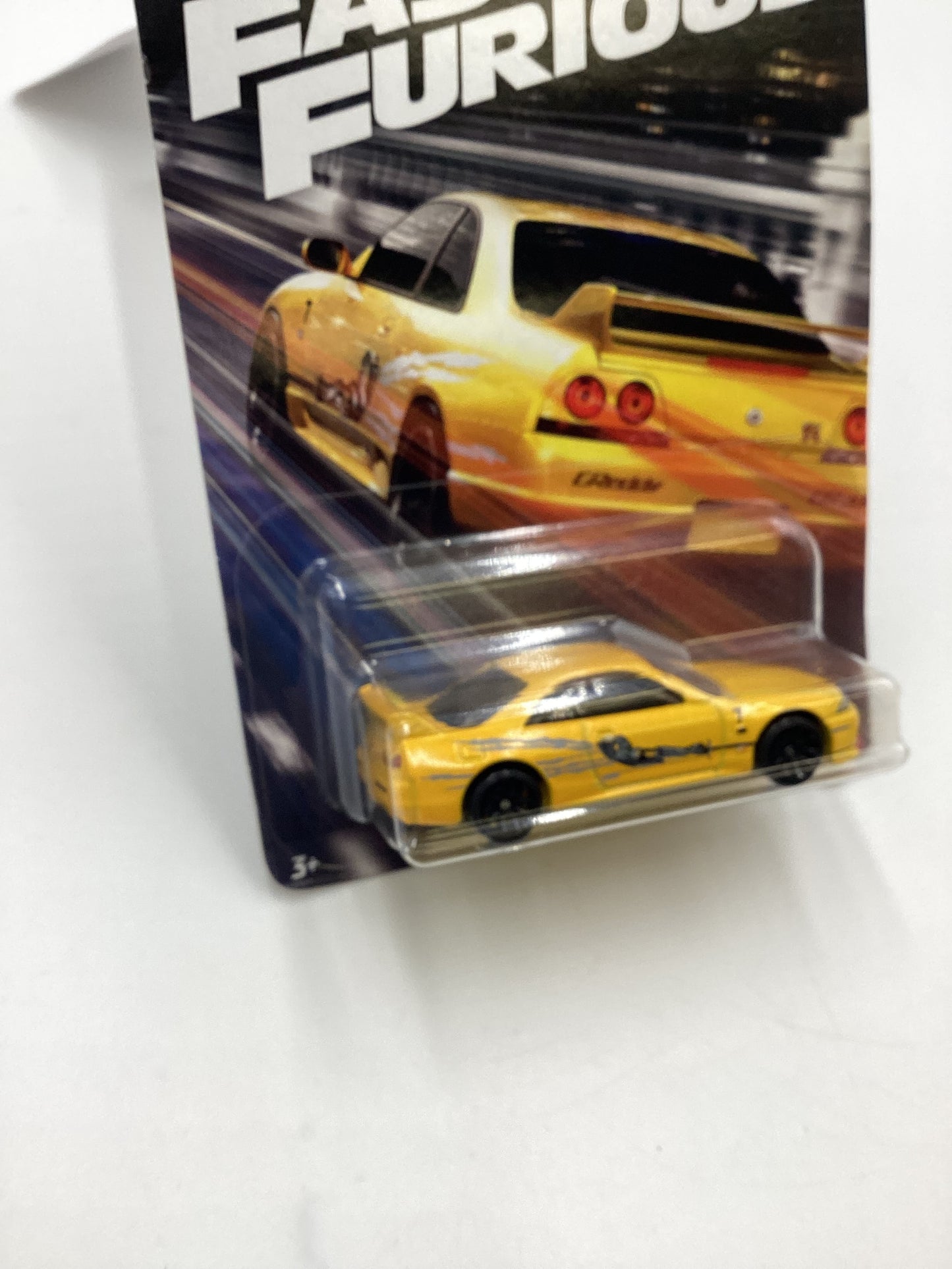 2024 Hot wheels Fast & Furious #1 Nissan Skyline GT-R BNR33 Small Blister Crack Bottom Left