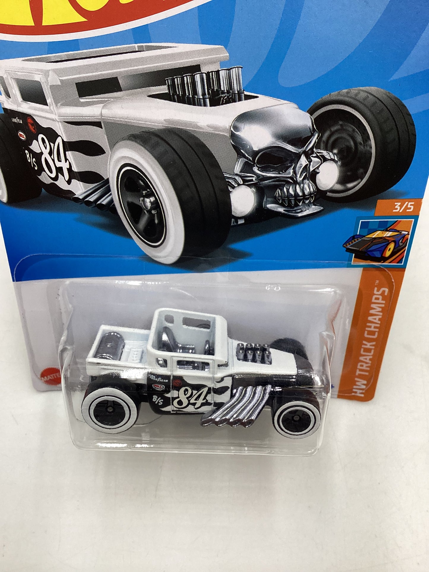 2024 Hot Wheels #183 Bone Shaker White Treasure Hunt see description 275B