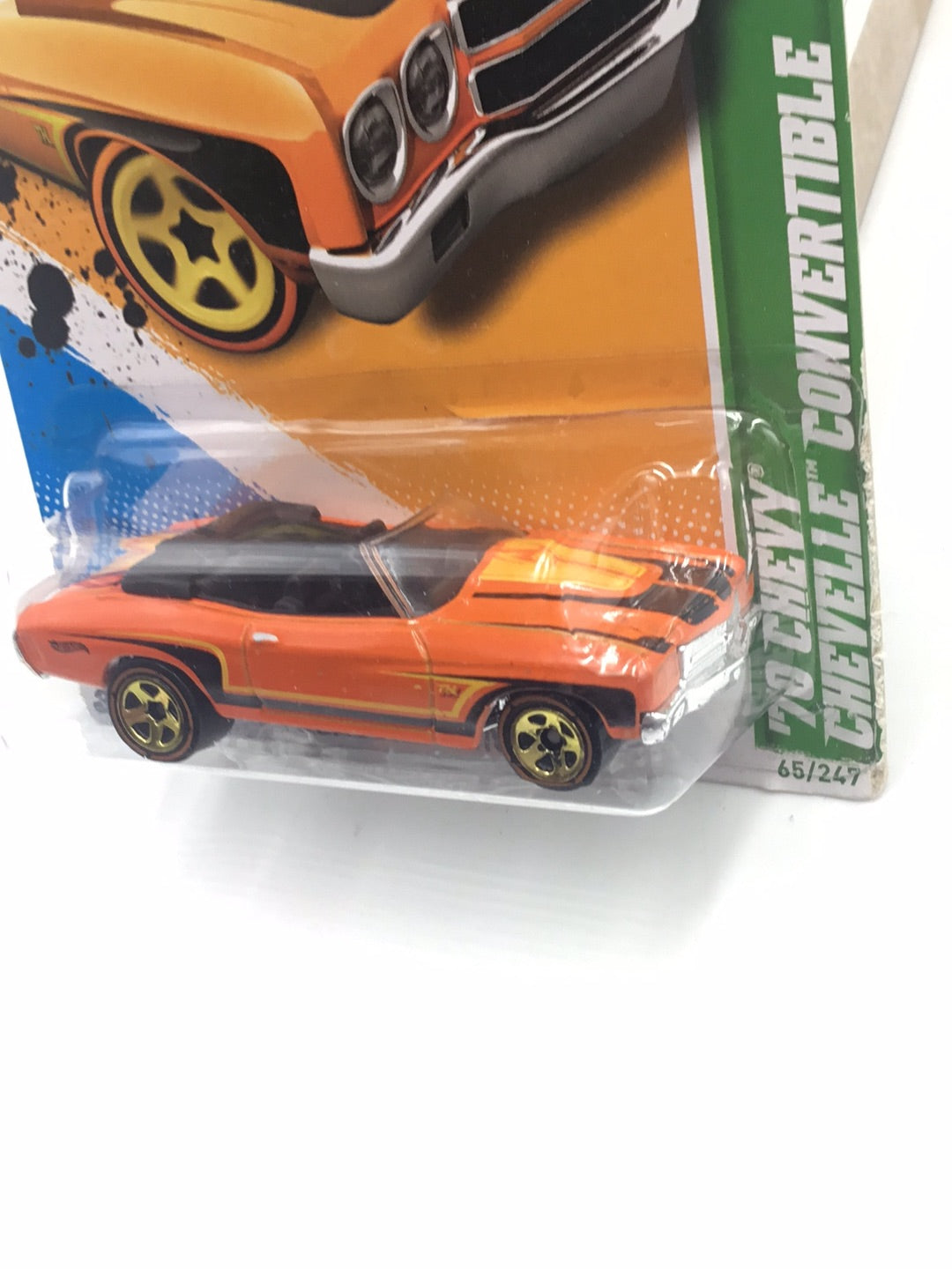 2012 Hot Wheels Treasure Hunt #65 70 Chevy Chevelle convertible GG6