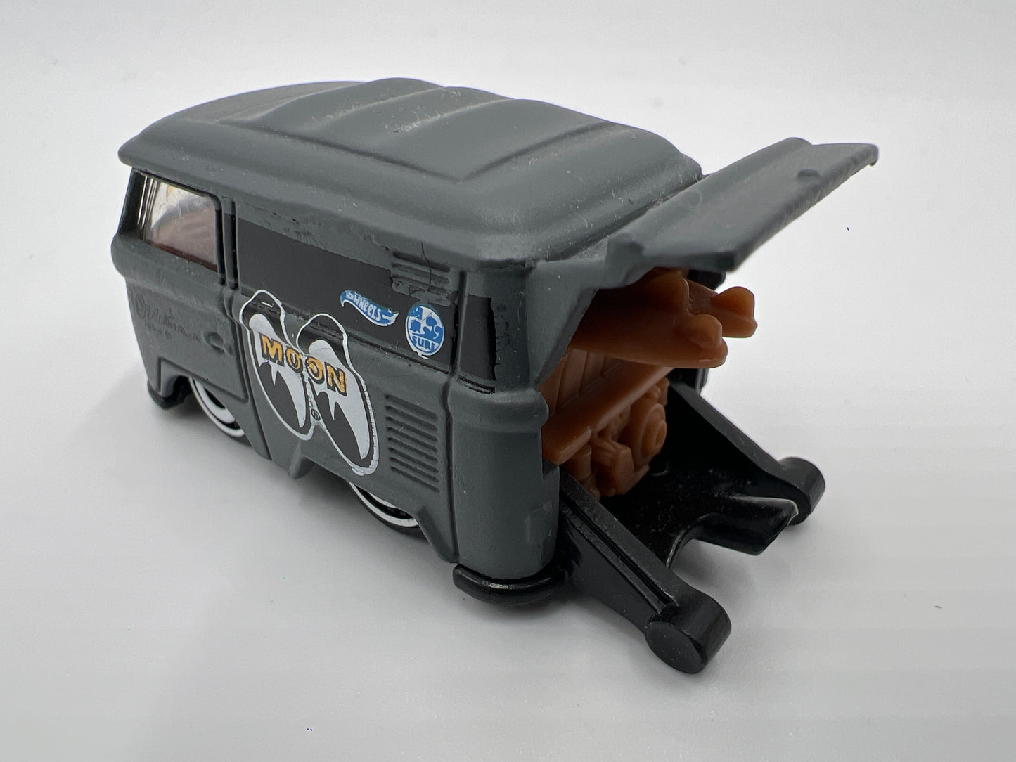 Hot Wheels 1/64 Mainline Kool Kombi Mooneyes Gray Loose