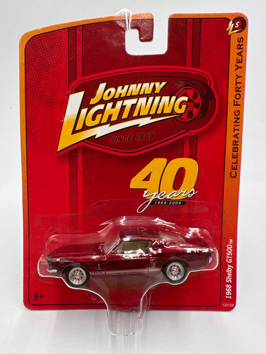 Johnny Lightning Small Card 1968 Shelby GT500 Red