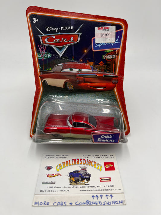 Disney Pixar Cars Supercharged Cruisin Ramone Red (Bad Card) 141G
