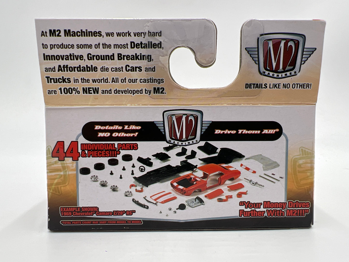 M2 Machines Detroit Muscle 1970 Oldsmobile Cutlass 442 W-30 Yellow R28