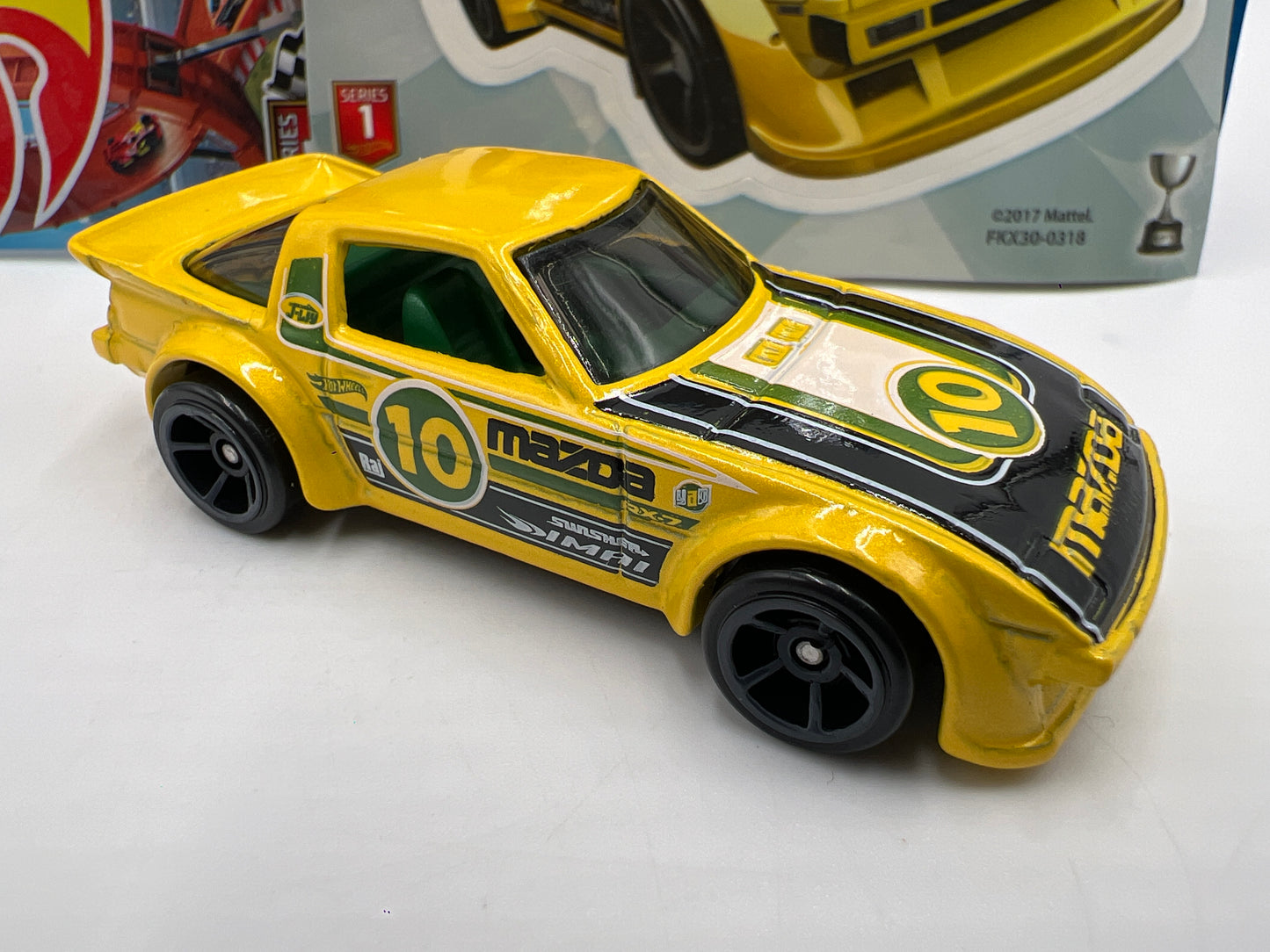 2018 Hot Wheels Mystery Models Series 1 #10 CHASE Mazda RX-7 Yellow