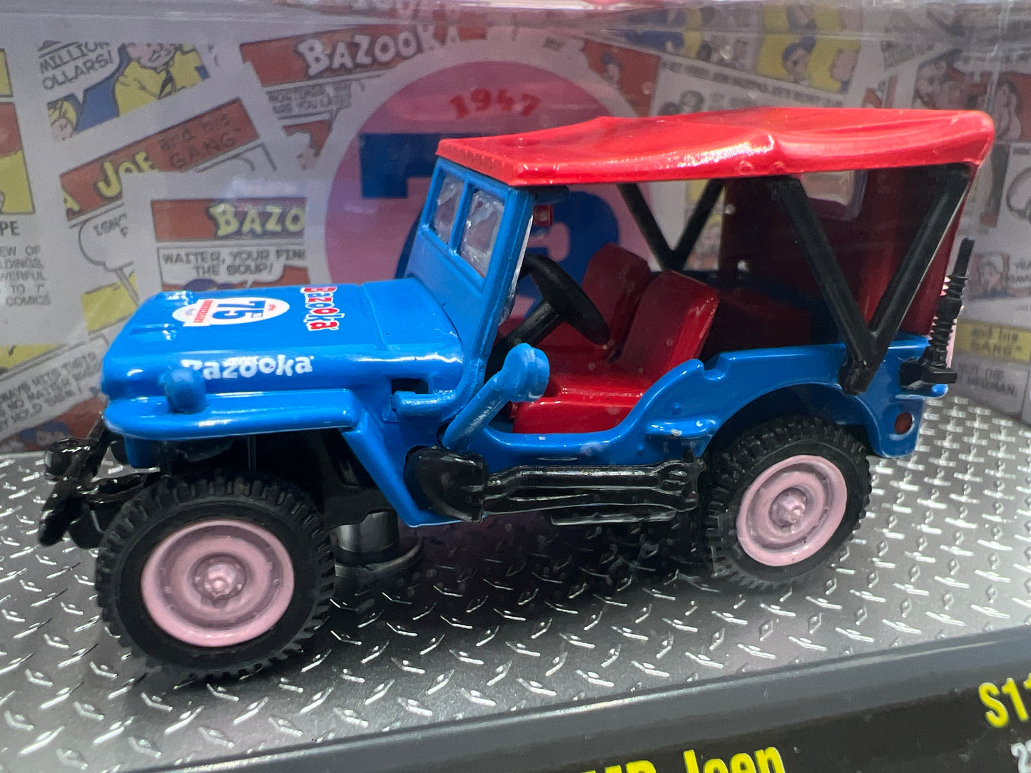 M2 Machines Bazooka 75th Anniversary 1944 Willys MB Jeep S112