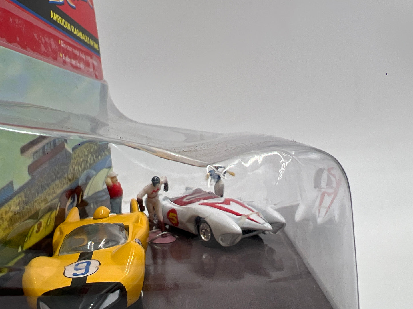 Johnny Lightning Speed Racer American Flashbacks In Time 2 Pack Speed Racer And Racer X