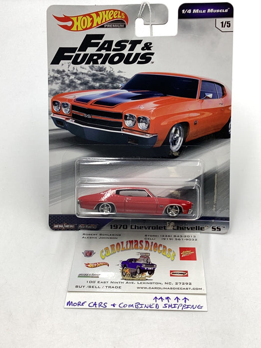 Hot wheels premium fast and furious 1/4 mile Muscle 1970 Chevrolet Chevelle SS 250B