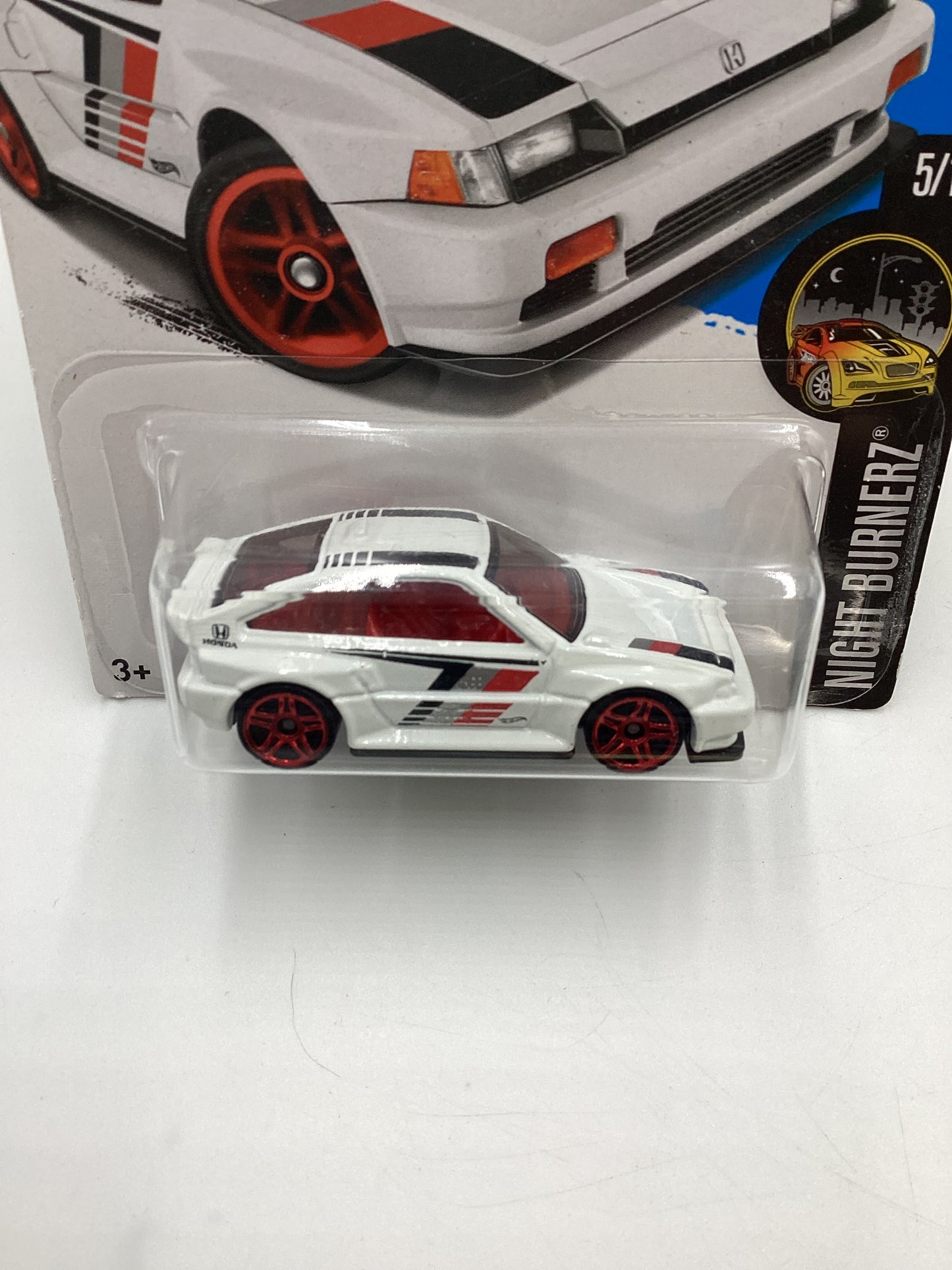 2016 Hot Wheels #85 1985 Honda CR-X White 78G