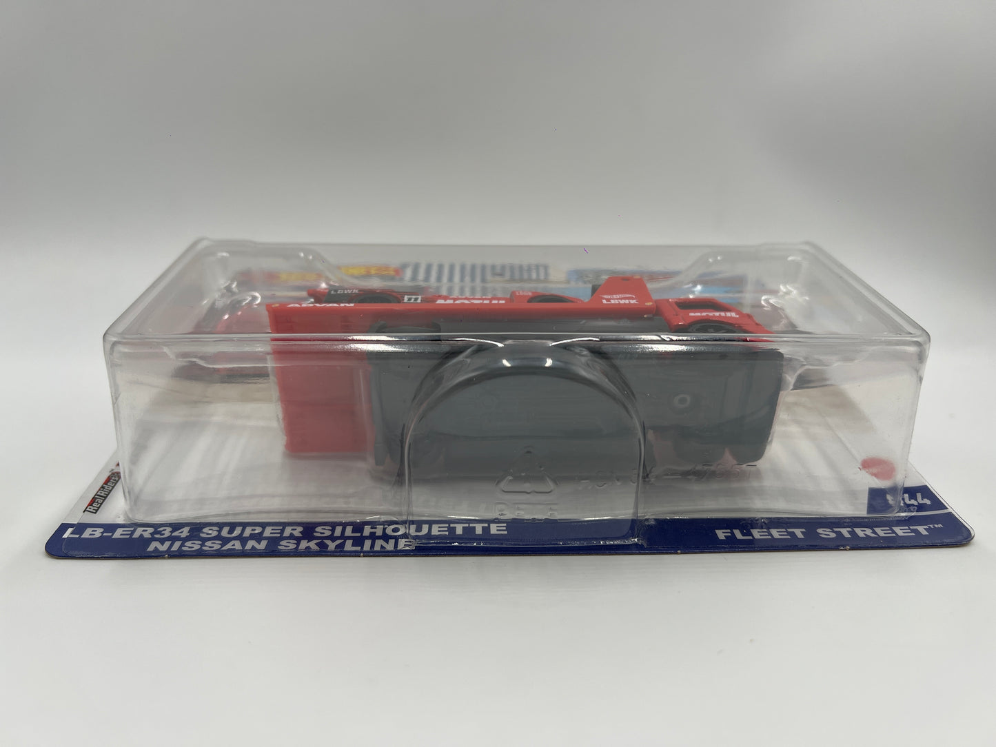 Hot Wheels Team Transport #44 Motul LB-ER34 Super Silhouette Nissan Skyline & Fleet Street W/Protector