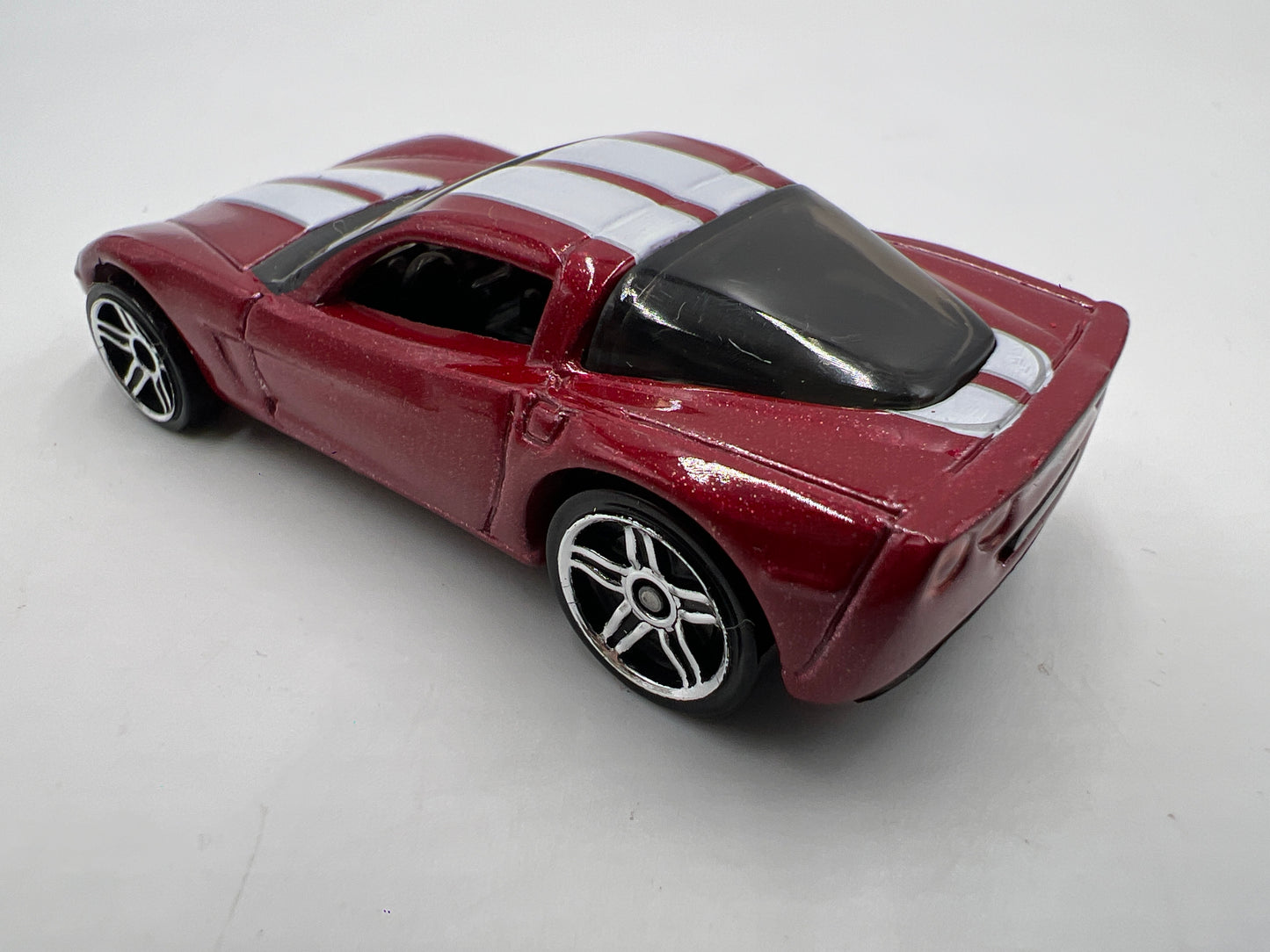 Hot Wheels 2007 Mystery Cars C6 Corvette Red Loose