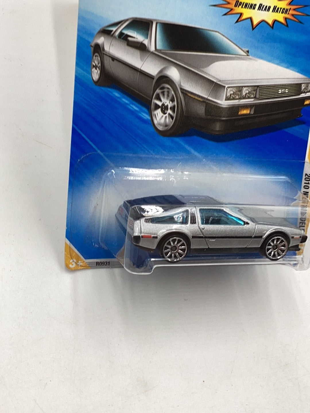 2010 Hot Wheels #15 81 DeLorean DMC-12 silver 60A