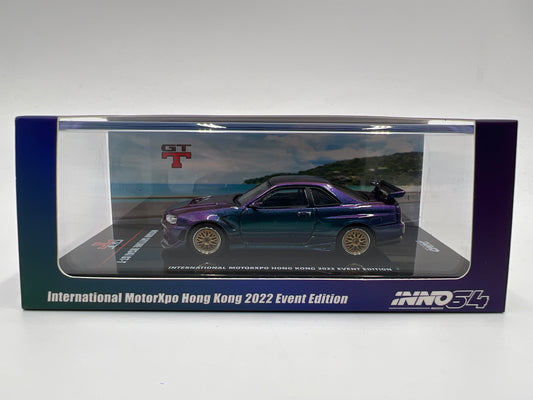 Inno64 International MotorXPO Hong Kong 2022 Event Edition Nissan Skyline R34 GT-T Chameleon