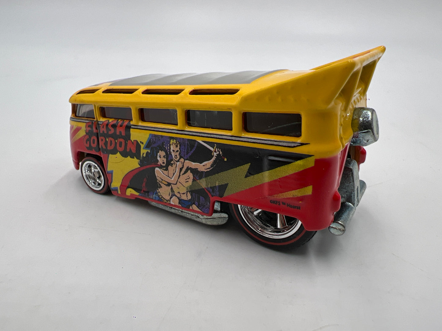 Hot Wheels Pop Culture Premium Volkswagen Drag Bus Flash Gordon Yellow/Orange Loose