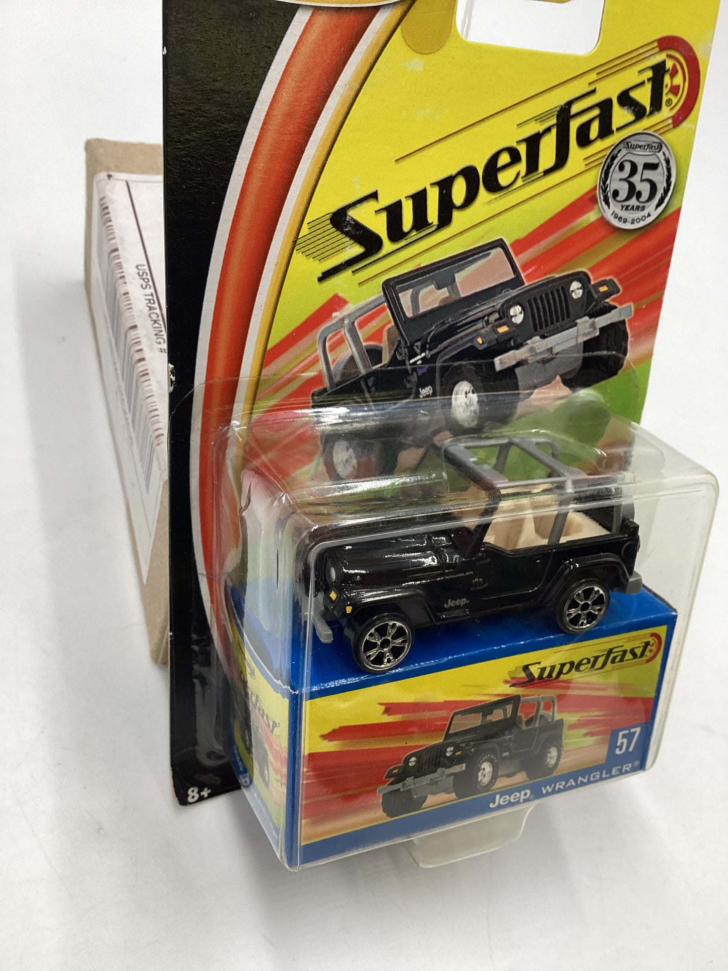 Matchbox Superfast #57 Jeep Wrangler Black 172B