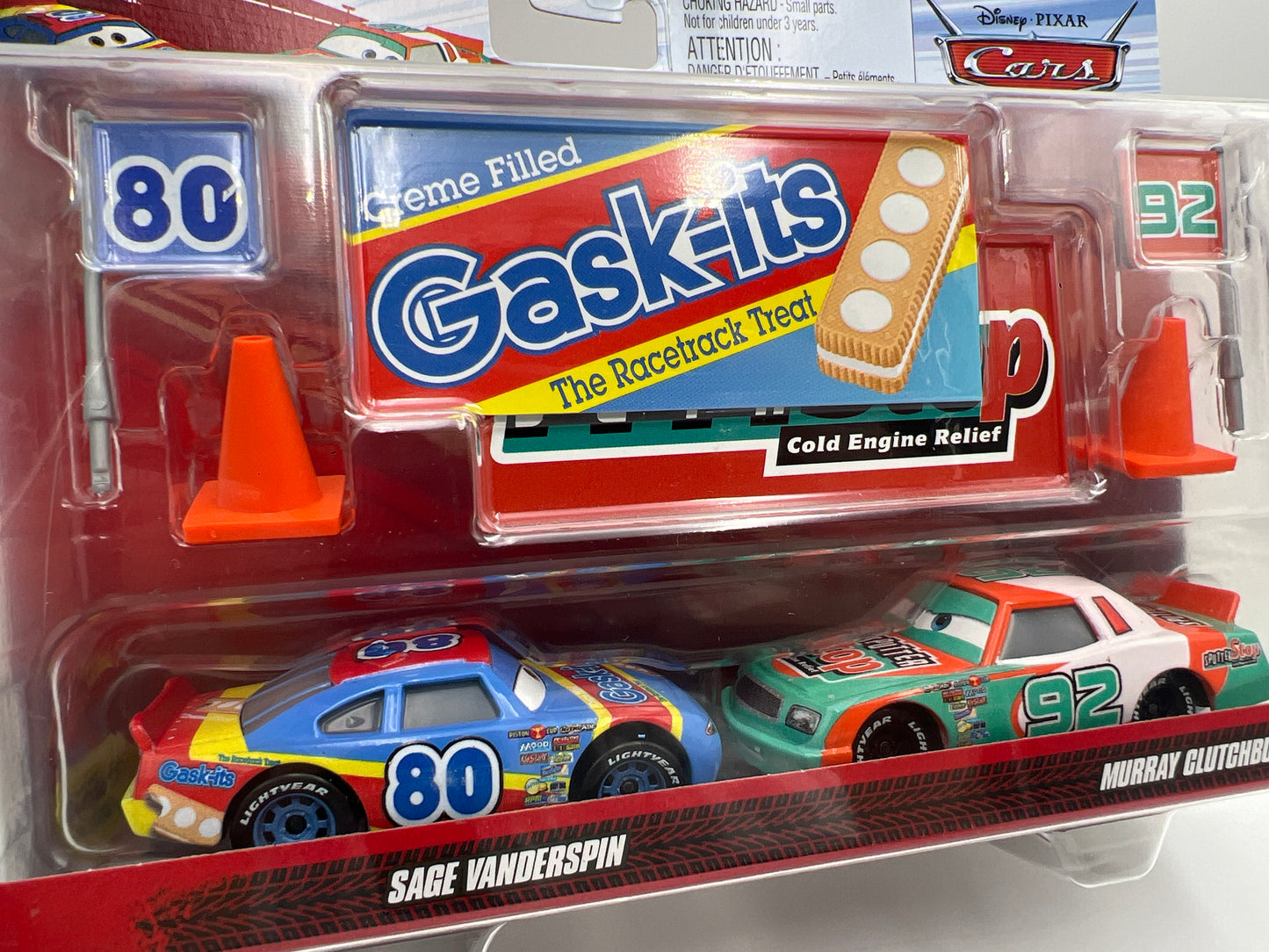 Disney Pixar Cars 2 Pack Sage Vanderspin & Murray Clutchburn