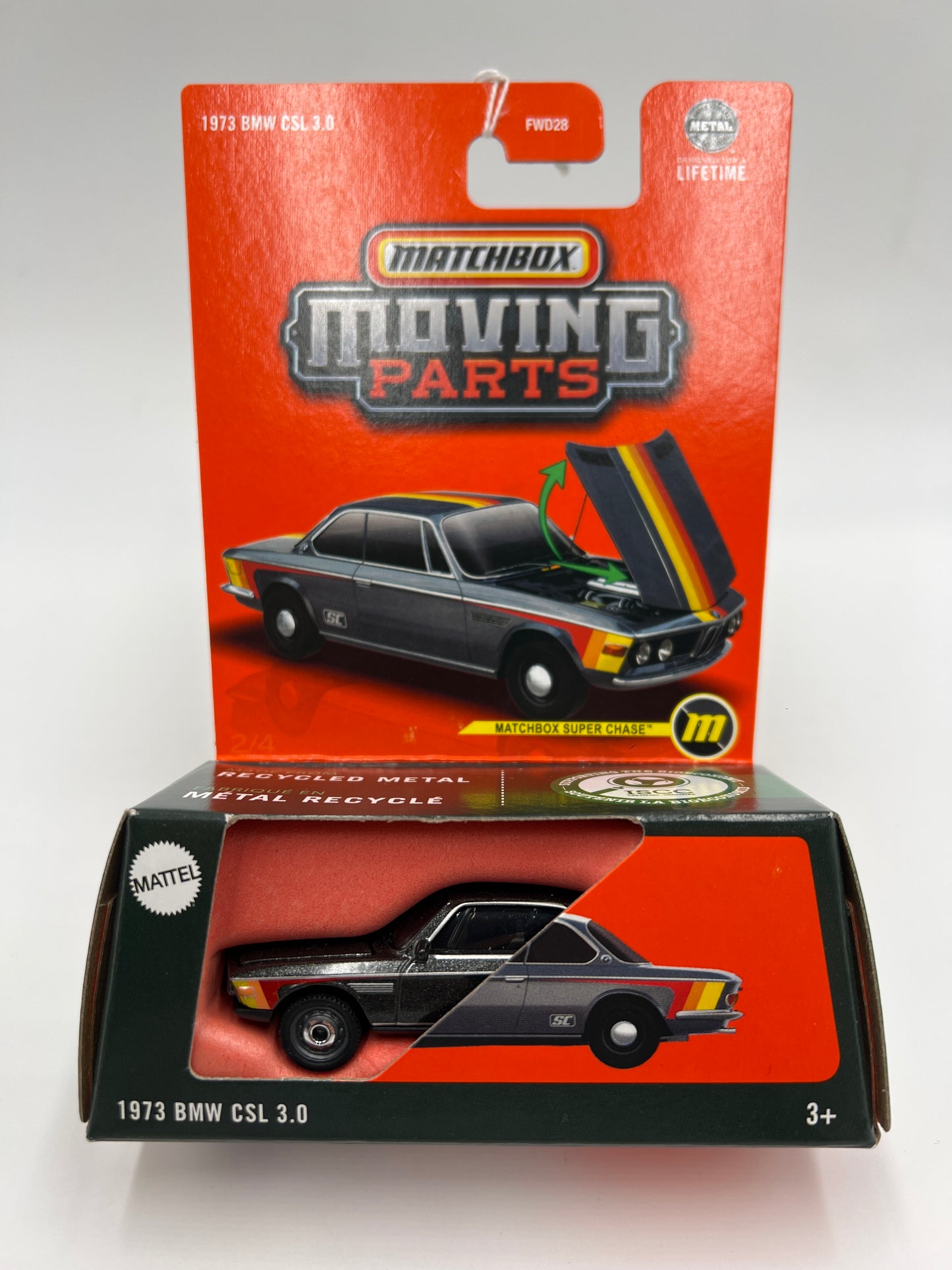 2025 Matchbox Moving Parts Super Chase #2 1973 BMW CSL 3.0 Black