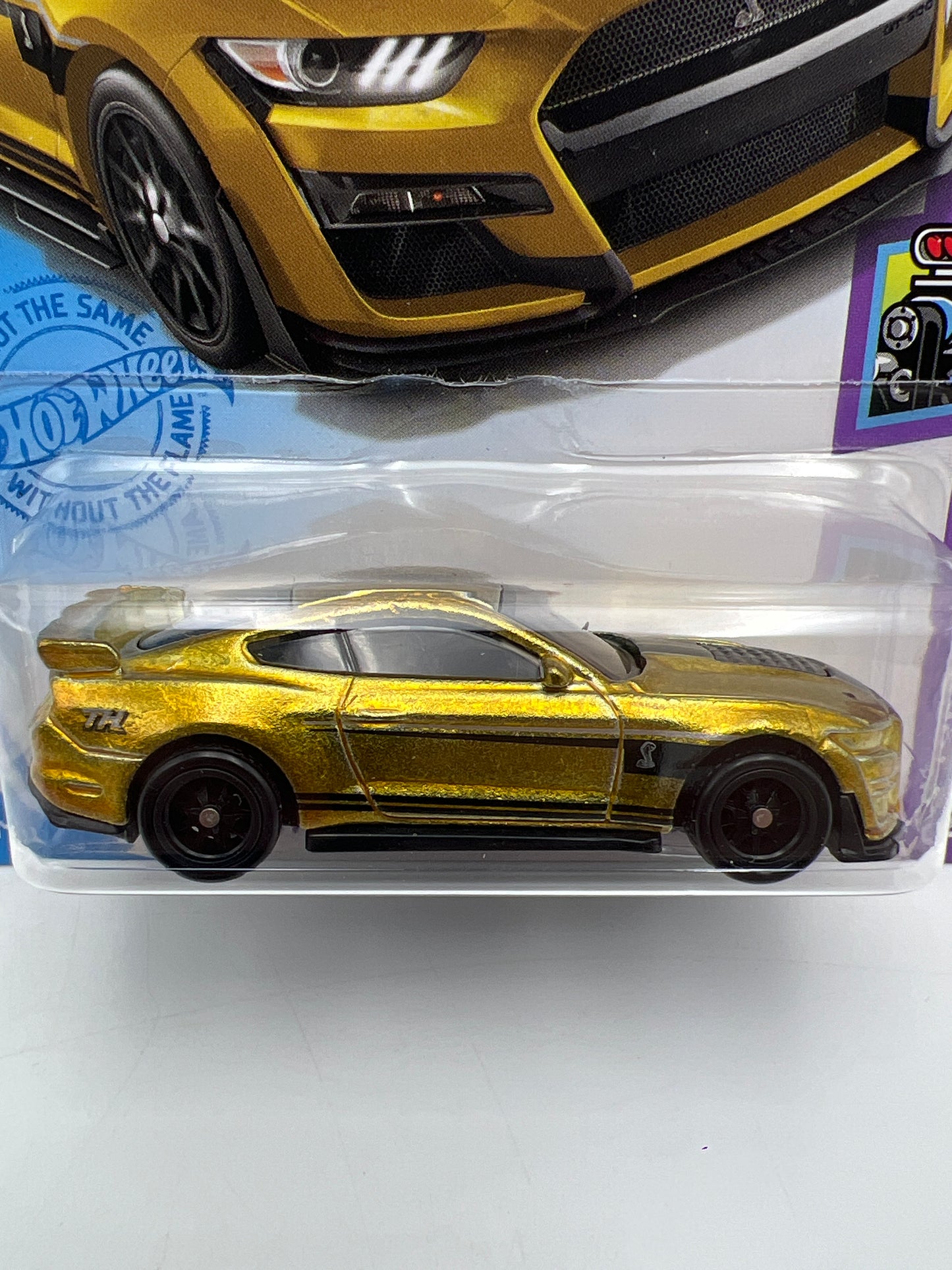 2021 Hot Wheels Super Treasure Hunt #143 2020 Ford Mustang Shelby GT500 Gold W/Protector