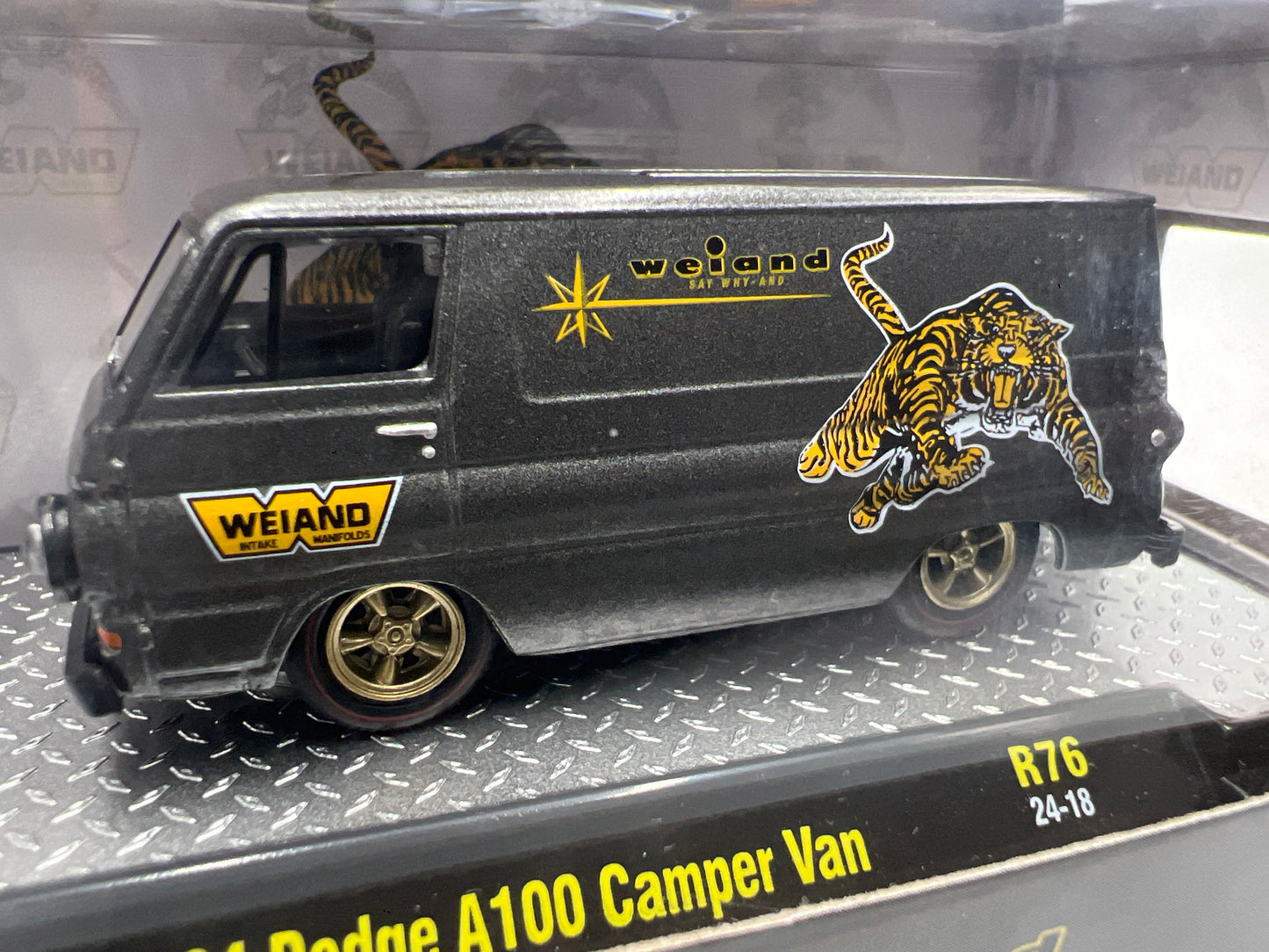 M2 Machines Weiand 1964 Dodge A100 Camper Van Gray R76
