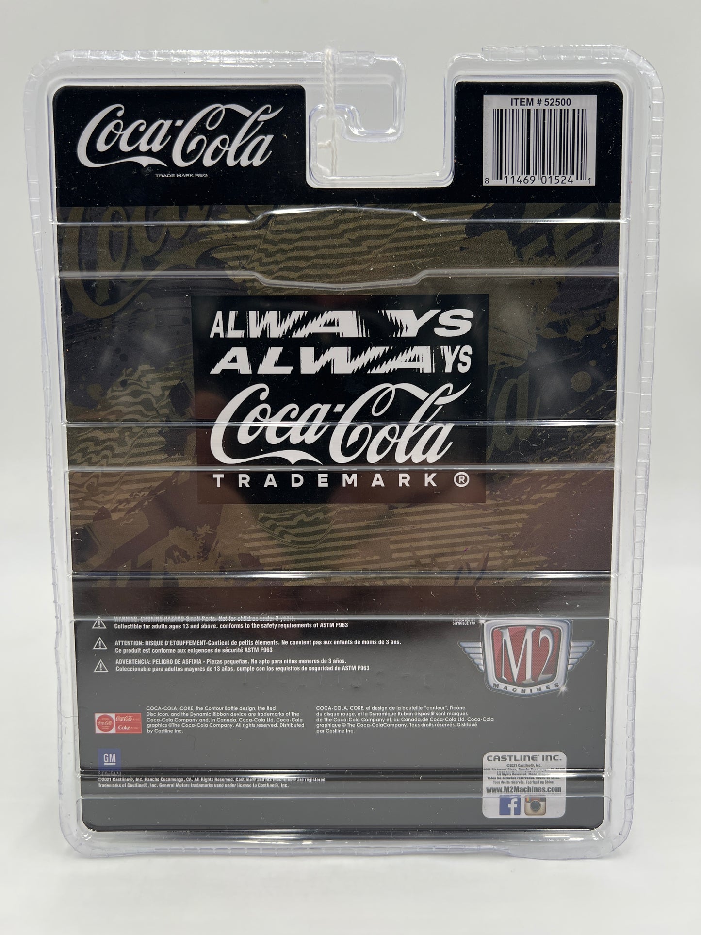 M2 Machines Coca Cola 1973 Chevrolet Cheyenne Super 10 Gray NMD01 188L