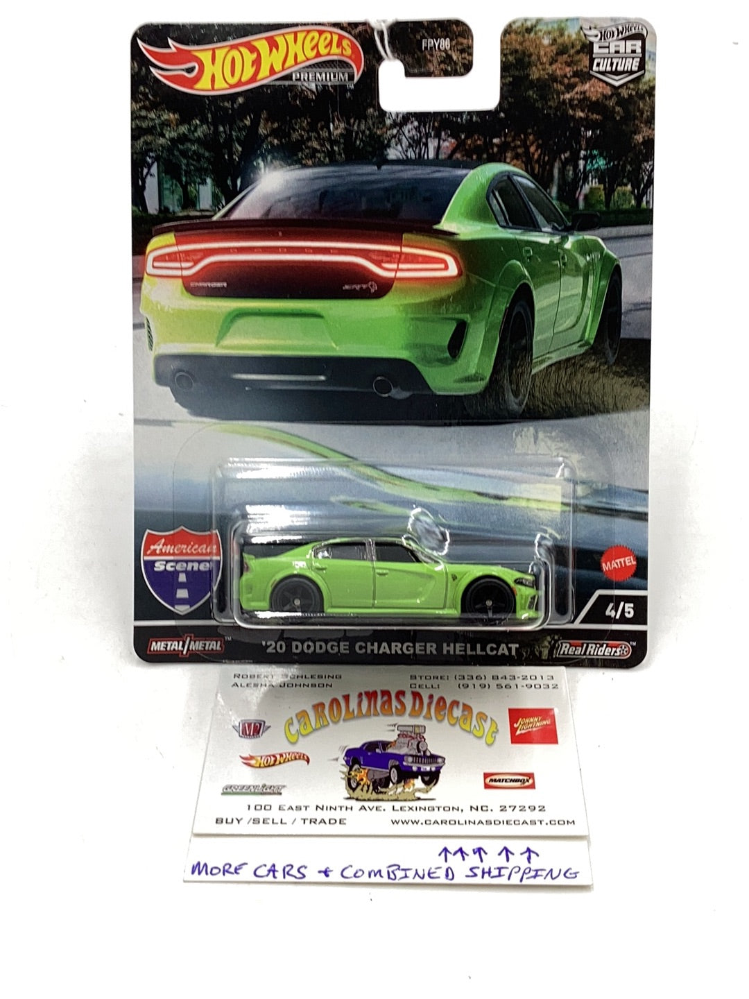 Hot wheels American Scene 4/5 20 Dodge Charger Hellcat 244P