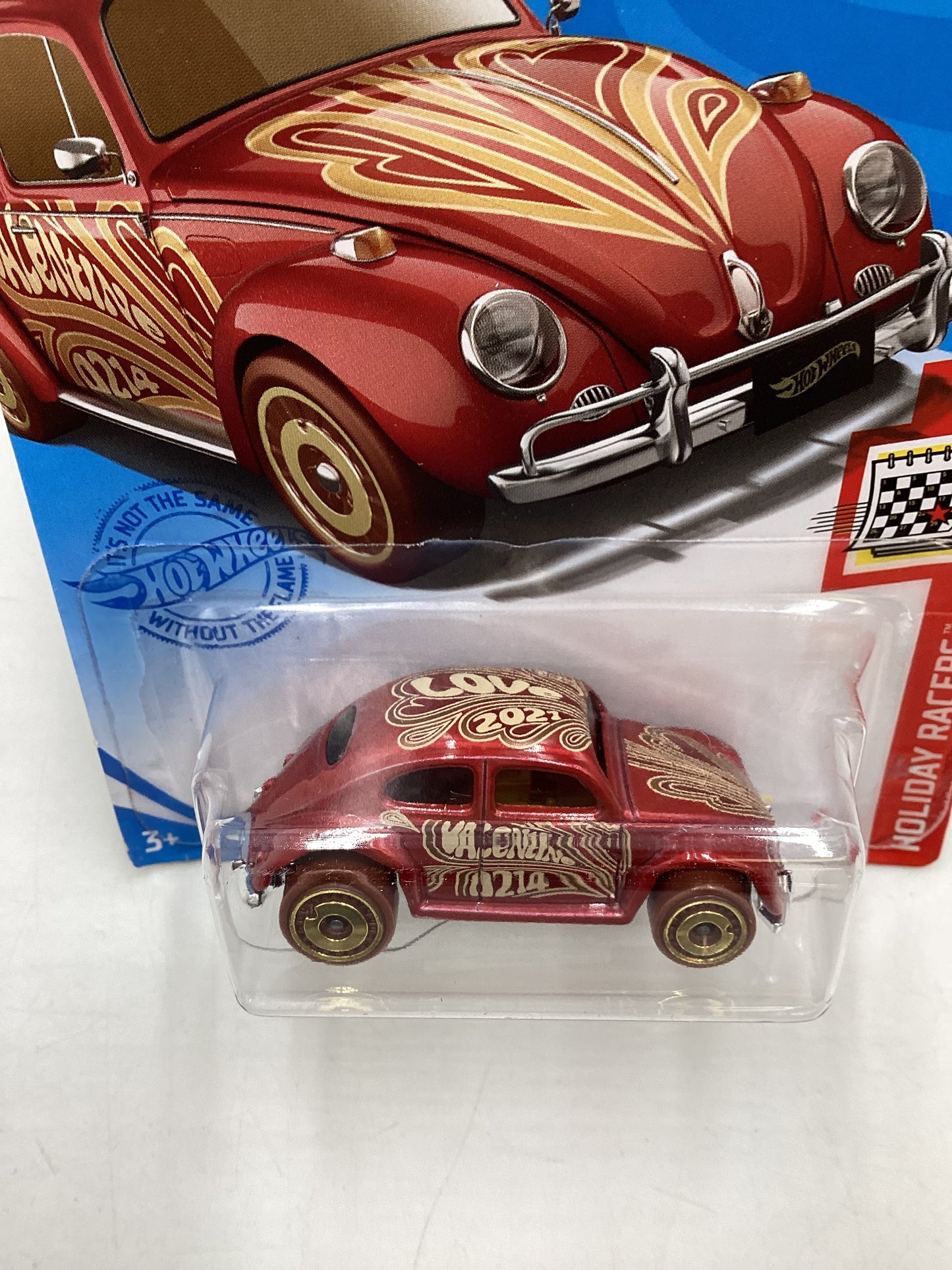 2021 Hot Wheels #96 Volkswagen Beetle Red 95E