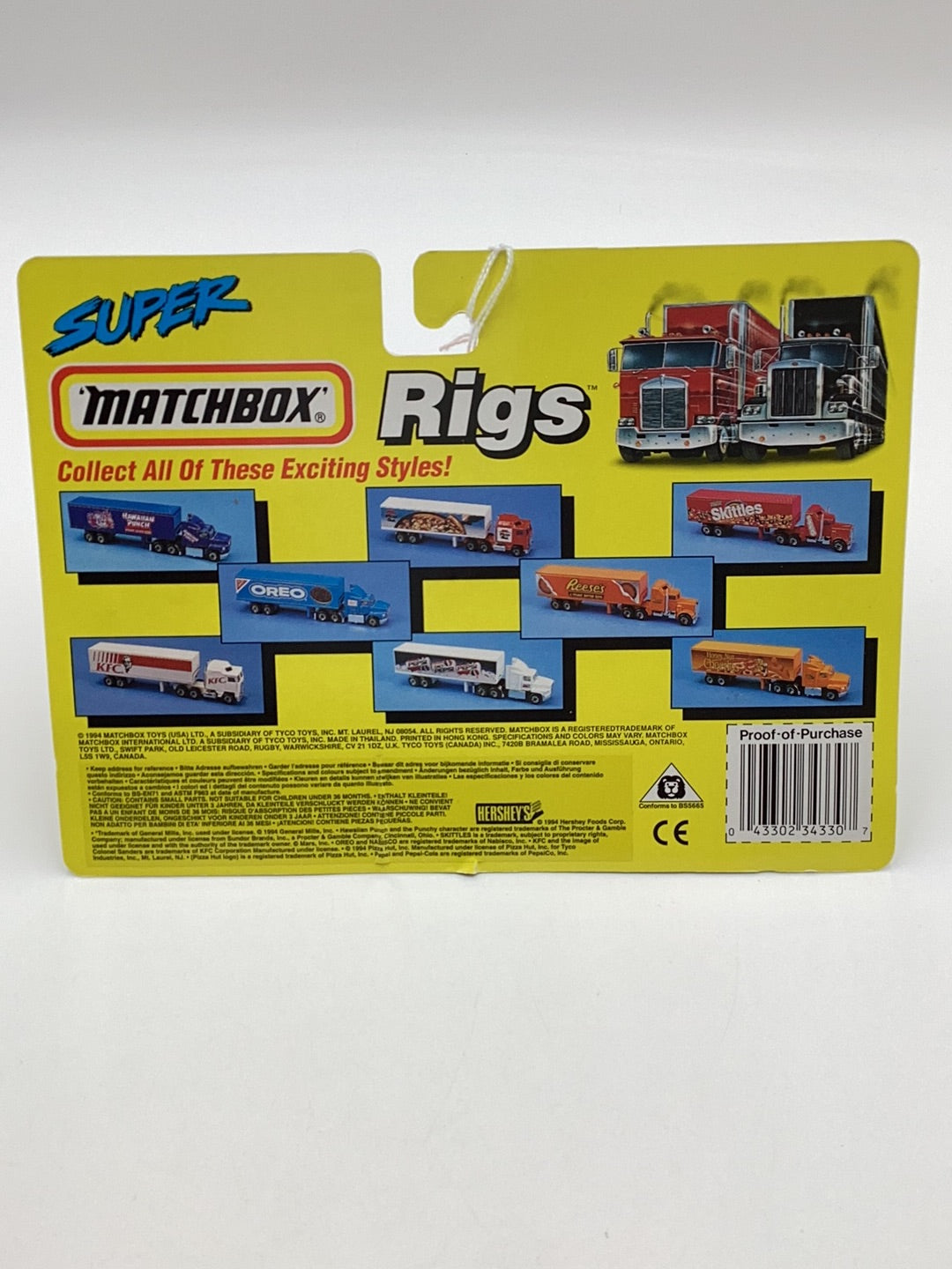 Matchbox Super Rigs Skittles Kenworth Aerodyne 168P