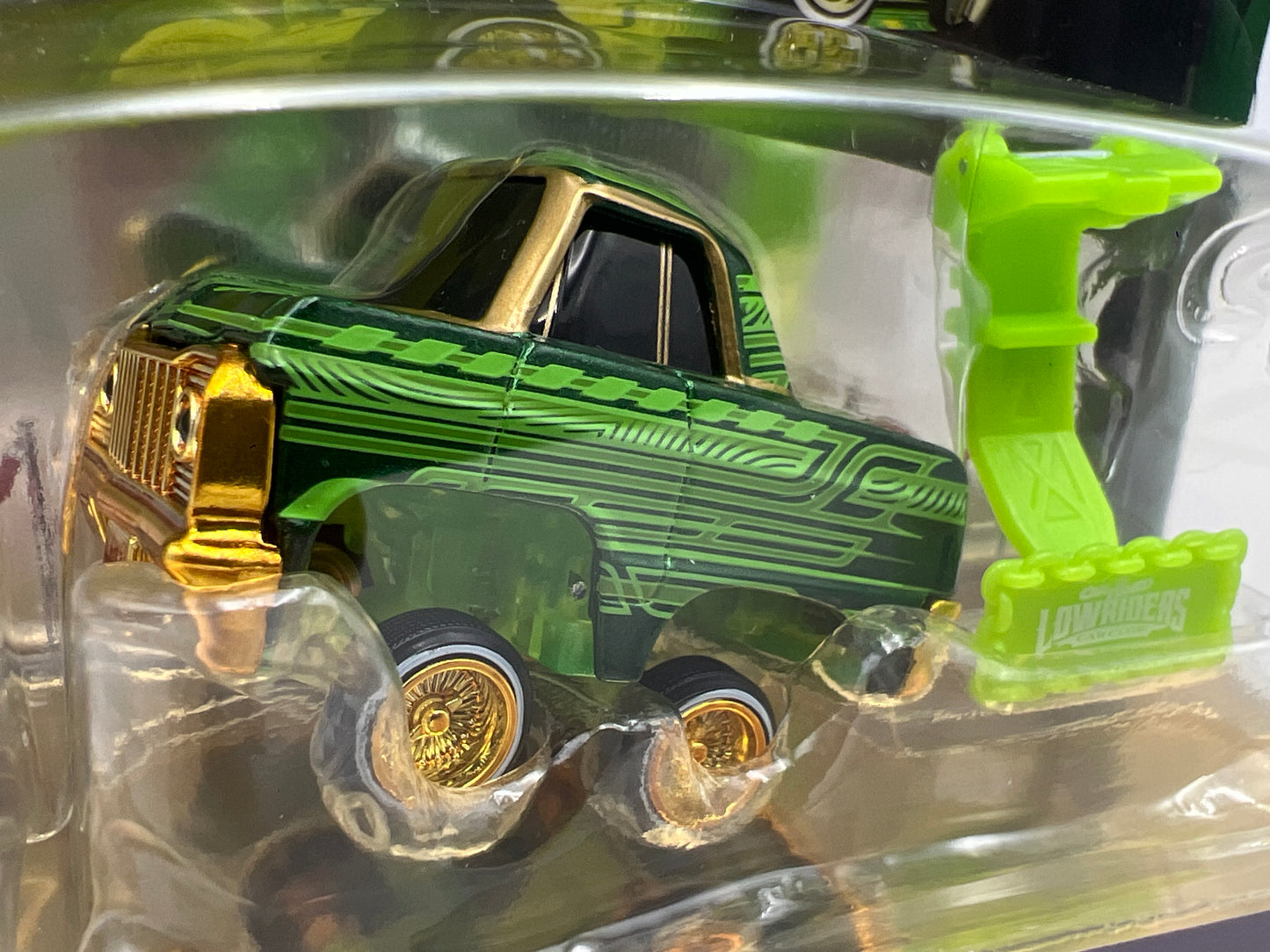 MGA Car Tuned Series 3 Show Glow Lowriders #7 64 Chevy Impala Green