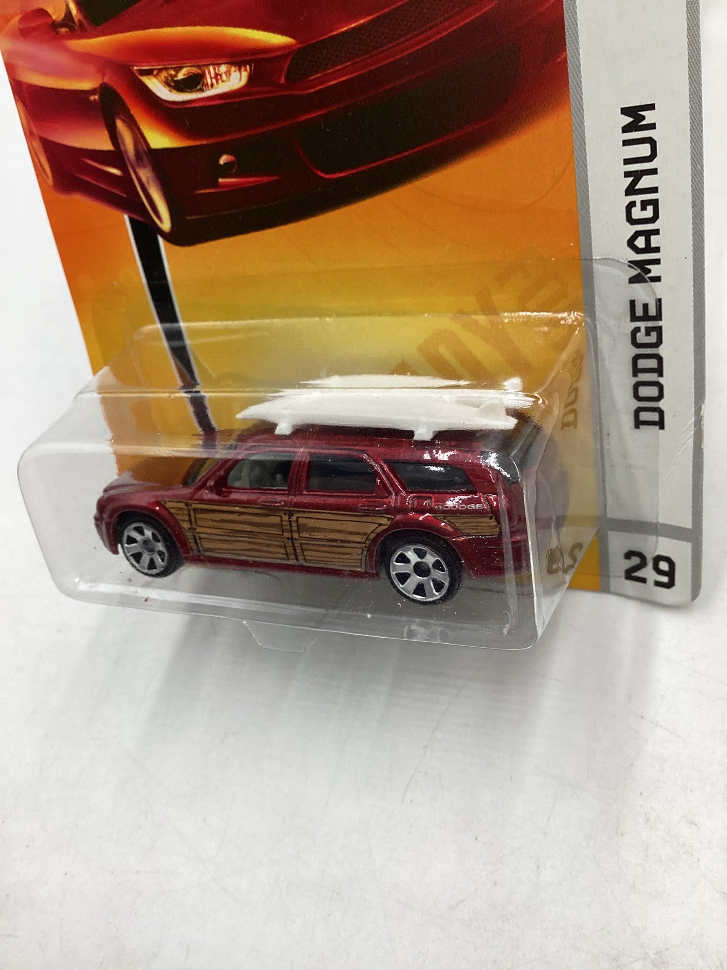 Matchbox  Metro Rides 2009 #29 Dodge Magnum Red 208B