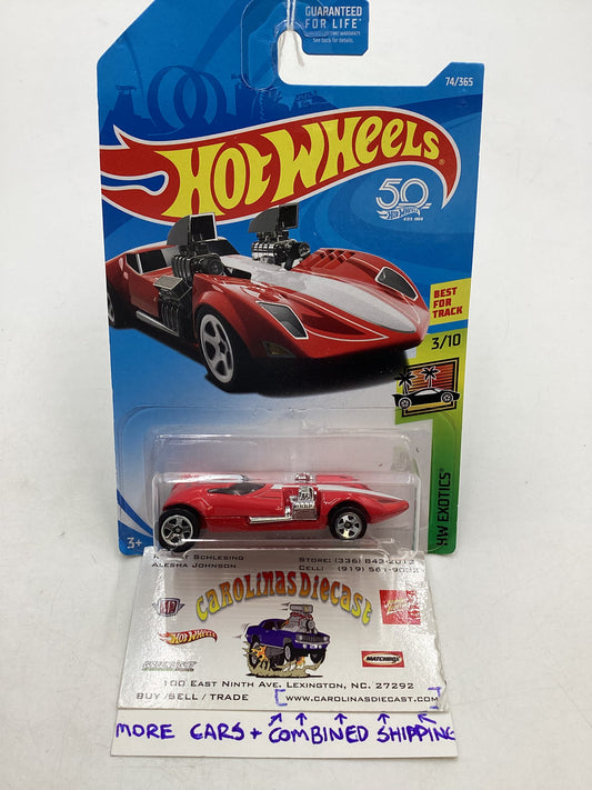 2018 Hot Wheels #074 Twin Mill Red 59E