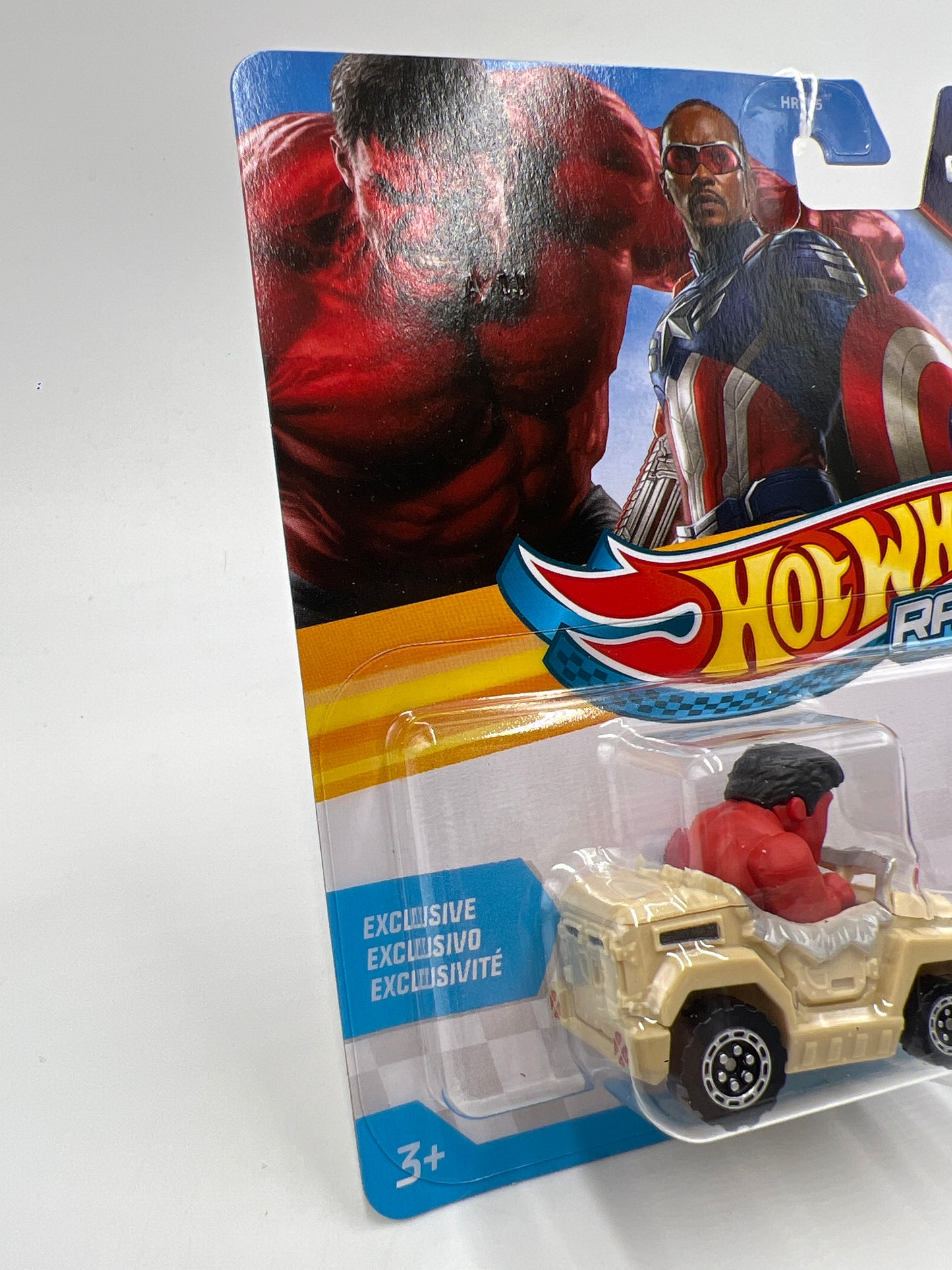 2025 Hot Wheels Racer Verse 2 Pack Marvel Studios Red Hulk & Captain America 116A