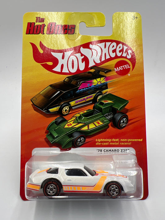 Hot Wheels The Hot Ones CHASE 78 Camaro Z28 White W/Protector
