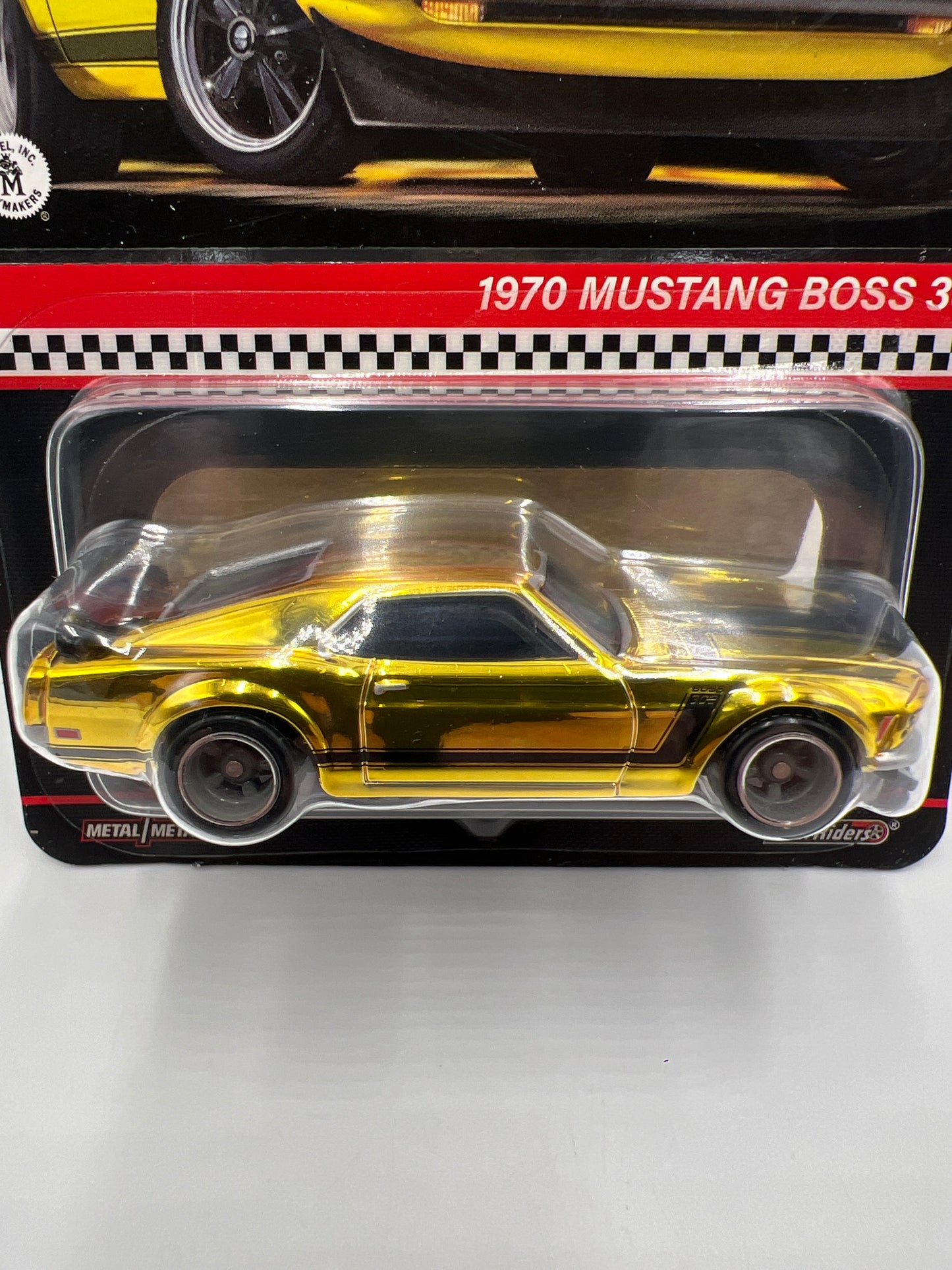 2024 Hot Wheels RLC 1970 Ford Mustang Boss 302 Gold W/Protector