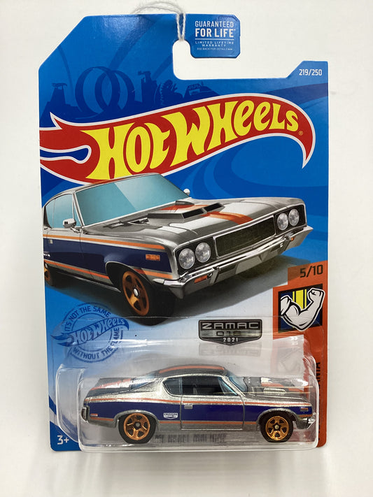 2021 Hot Wheels #219 AMC Rebel Machine Zamac #16 Walmart Exclusive 149A