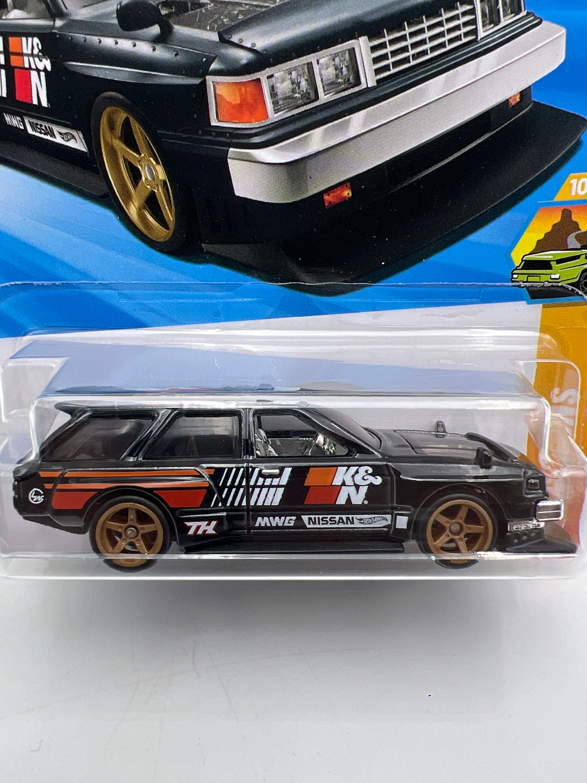 2026 Hot Wheels Super Treasure Hunt #225 Nissan Maxima Drift Car Black K&N W/Protector