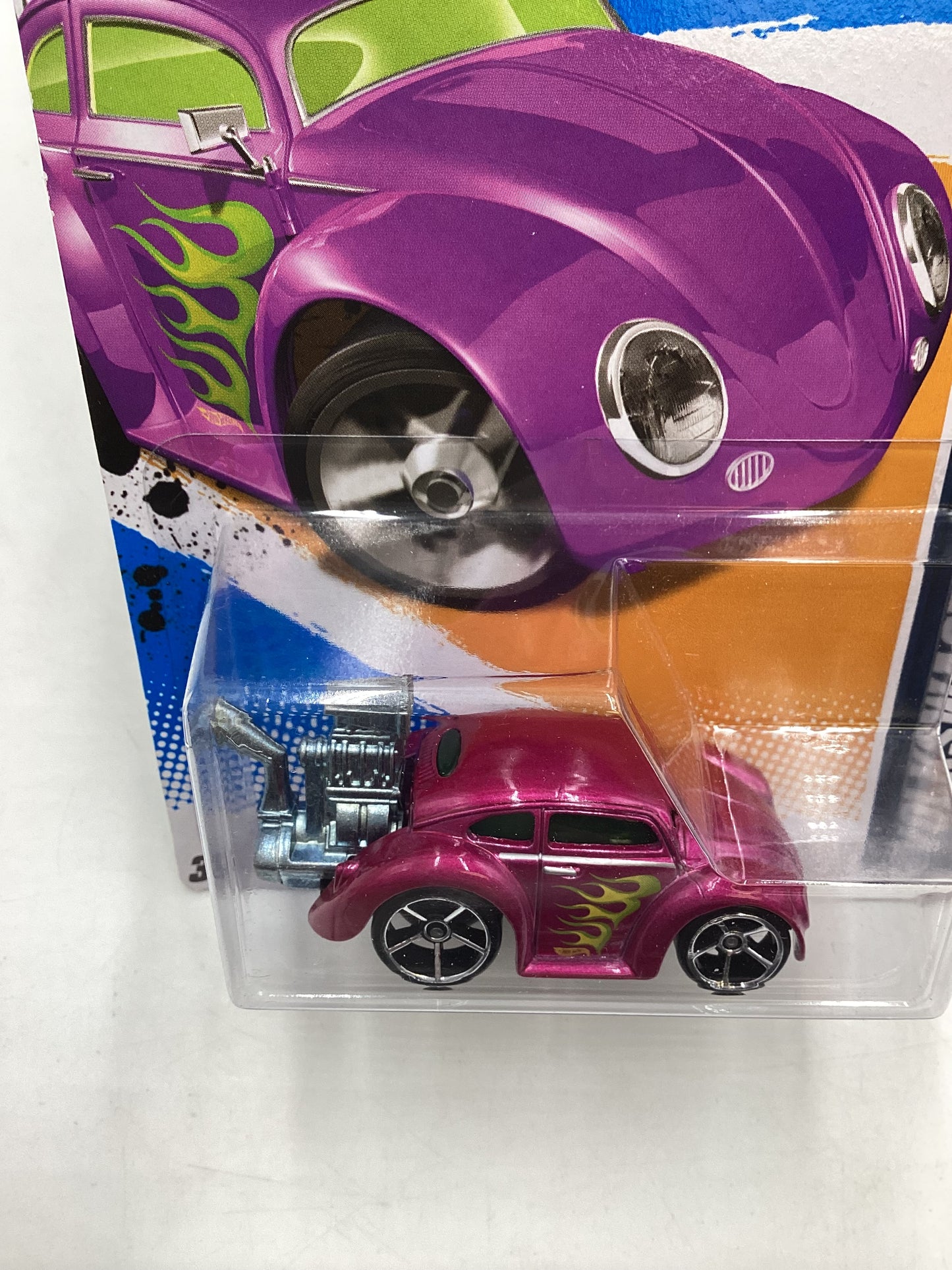 2012 HW Heat Fleet #151 Volkswagen Beetle Tooned Magenta 96A