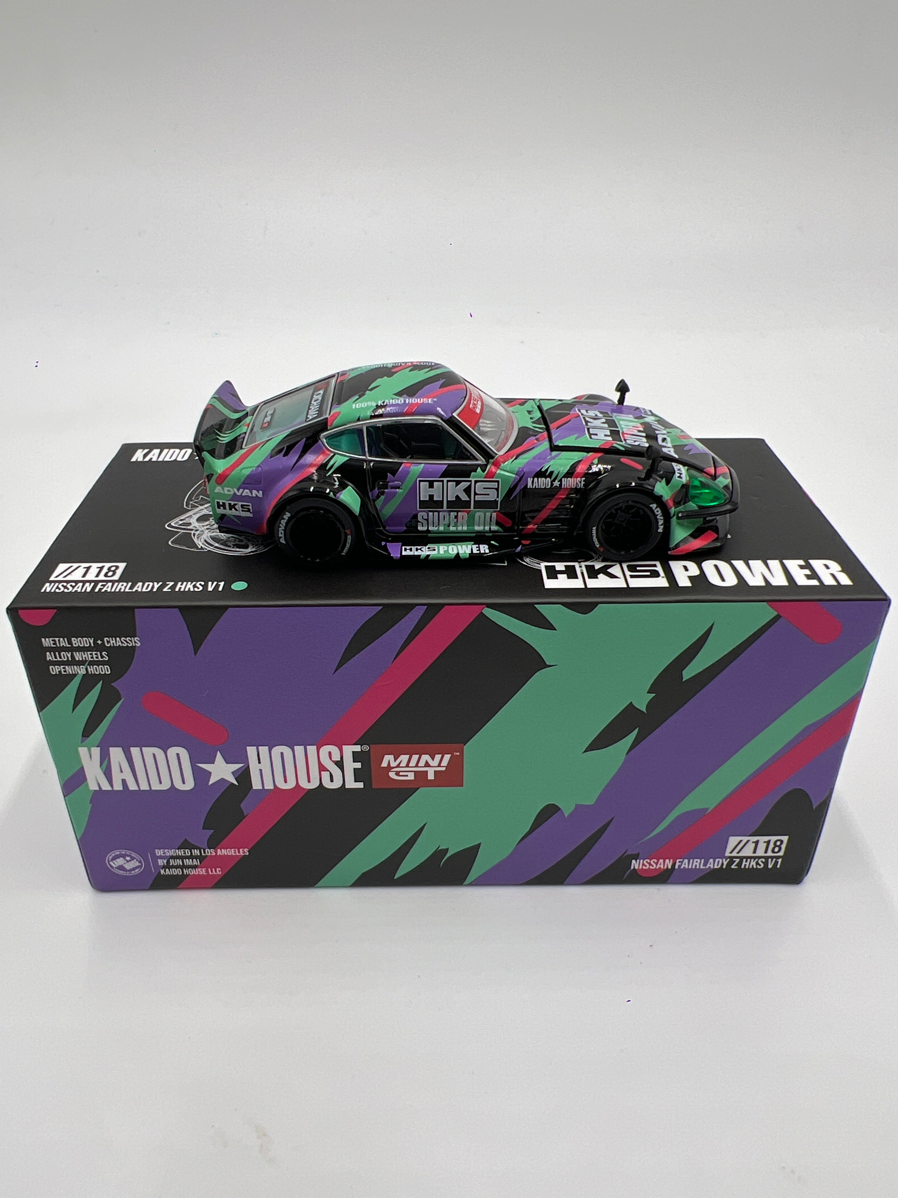 Mini GT x Kaido House #118 Nissan Fairlady Z HKS V1 – carolinasdiecast
