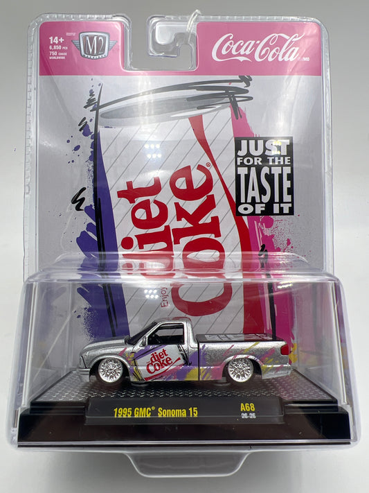 M2 Machines A68 Coca Cola 1995 GMC Sonoma 15 Silver
