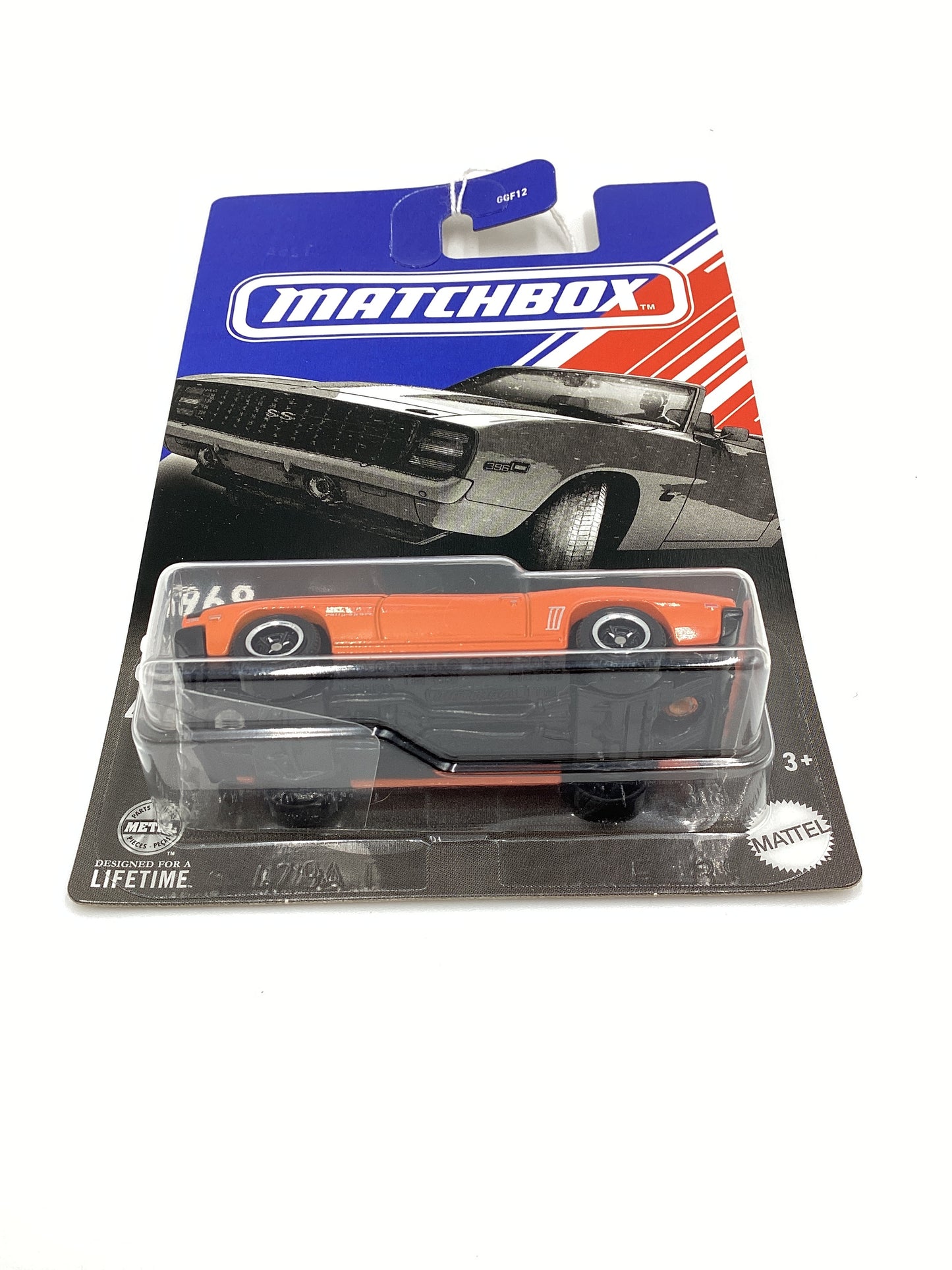 2024 Matchbox American Convertibles #4 1969 Camaro SS 396 Covertible Orange 162F