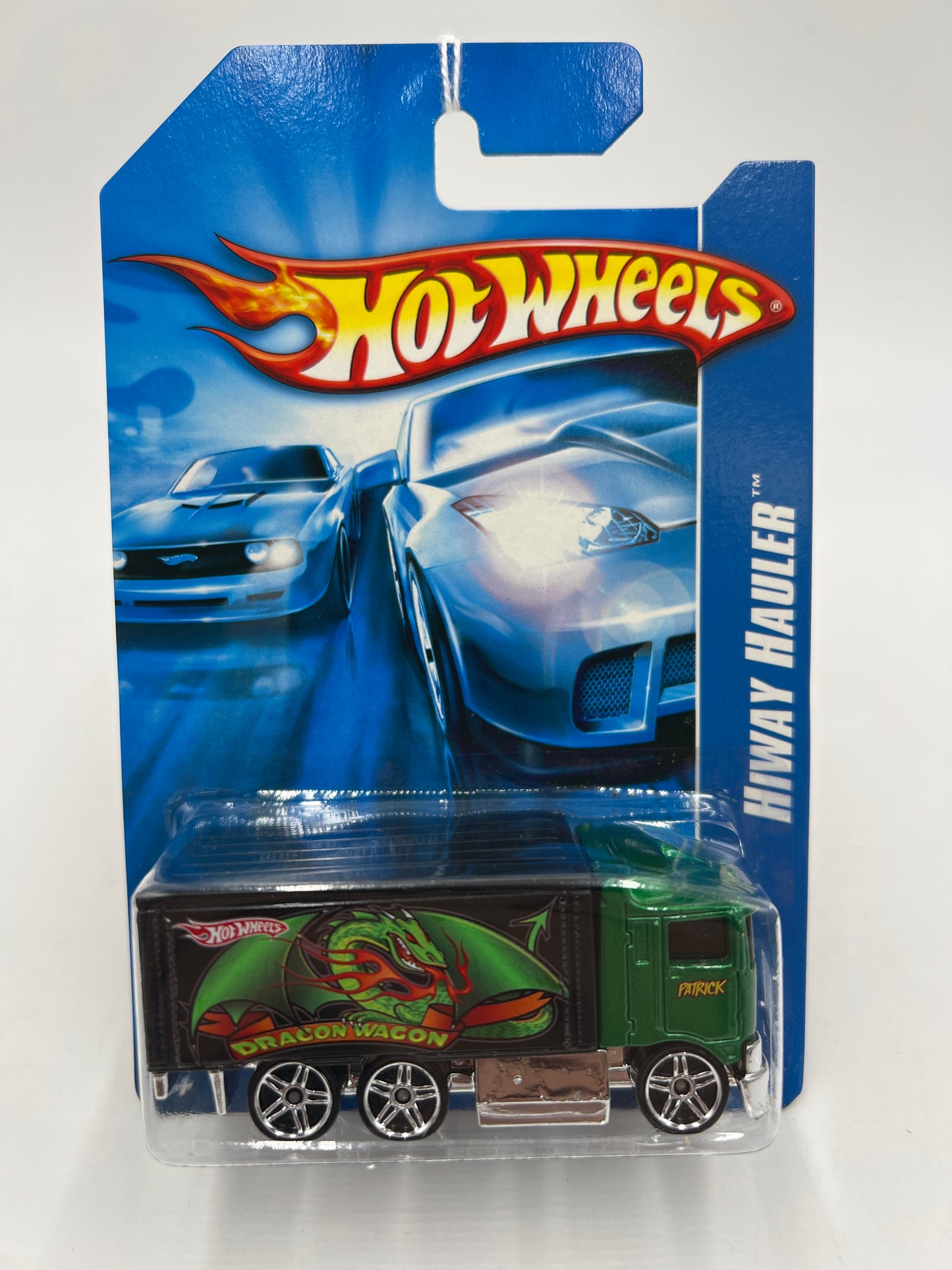 2007 Hot Wheels Hiway Hauler Dragon Wagon Green