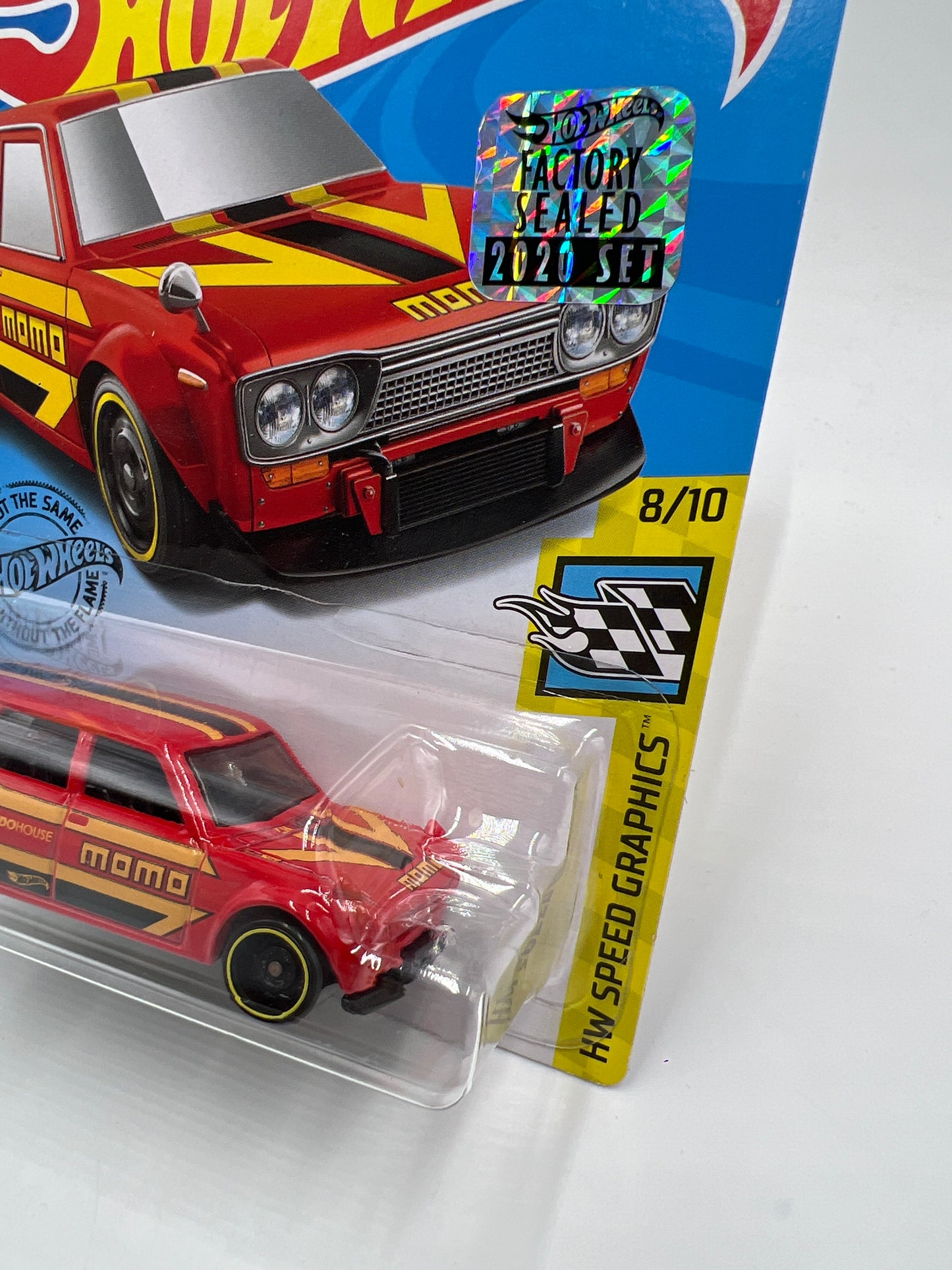 2020 Hot Wheels Factory Sealed Speed Graphics #146 Datsun Bluebird Wagon 510 Momo Red SR