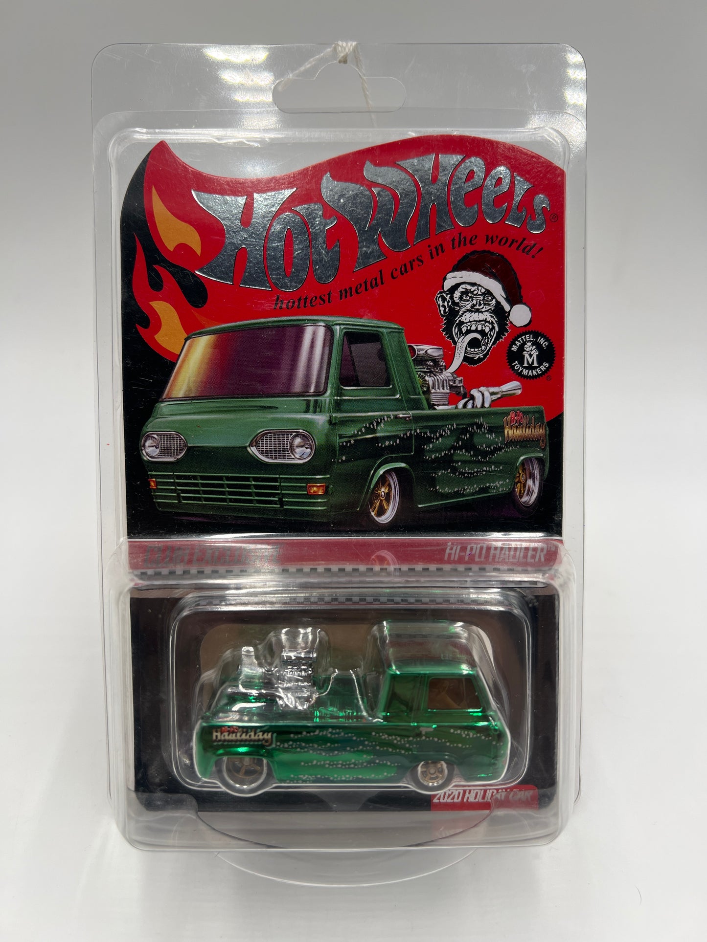 2020 Hot Wheels RLC Holiday Car #5650/20000 Hi-Po Hauler Green Gas Monkey W/Protector