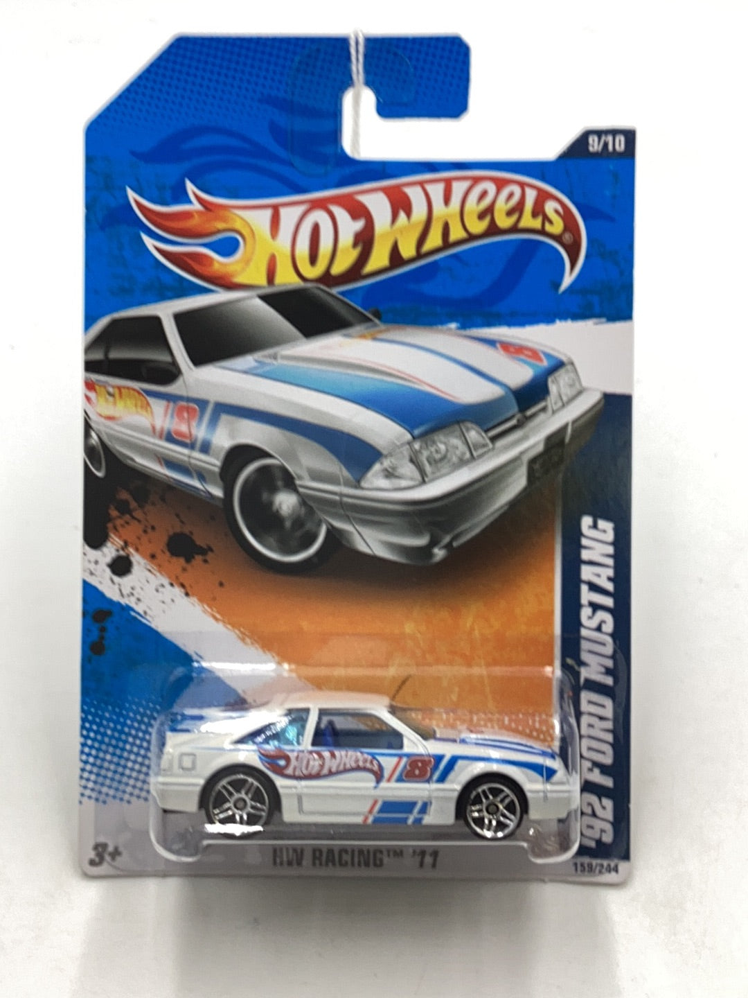 2011 Hot Wheels HW Racing #159/244 92 Ford Mustang GT 20C