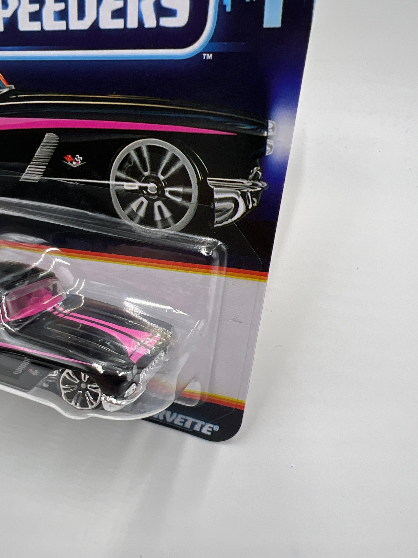 2026 Hot Wheels Neon Speeders #3 62 Corvette Black 158E