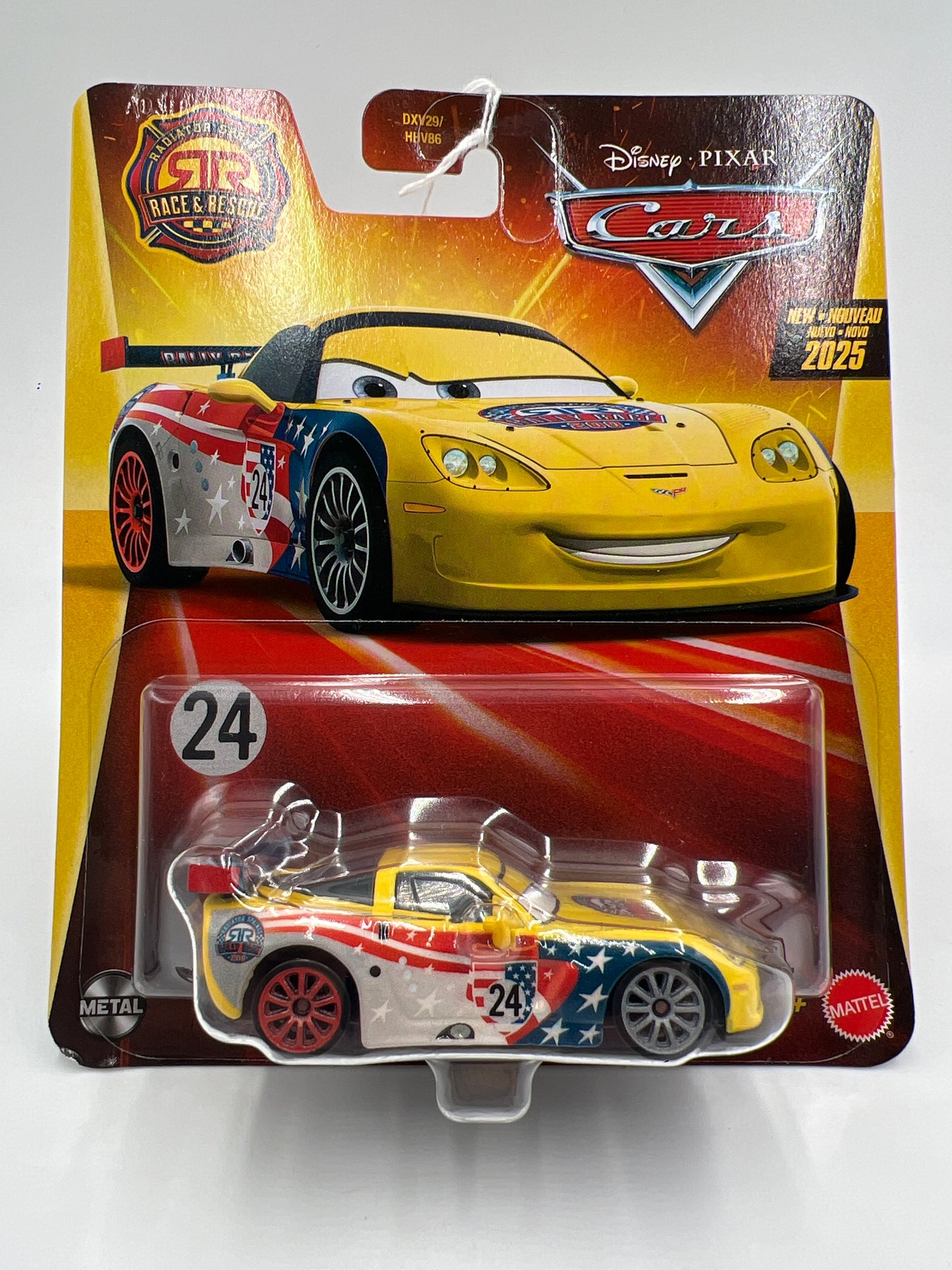 2025 Disney Pixar Cars Radiator Springs Race & Rescue Jeff Corvette 141E