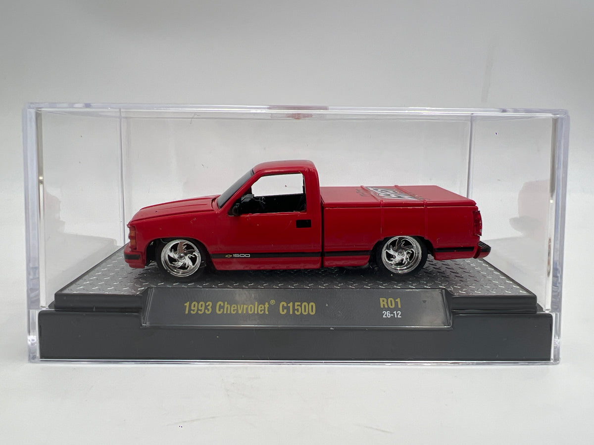 2026 M2 Machines R01 Blind Box 1993 Chevrolet C1500 LS Fest Red