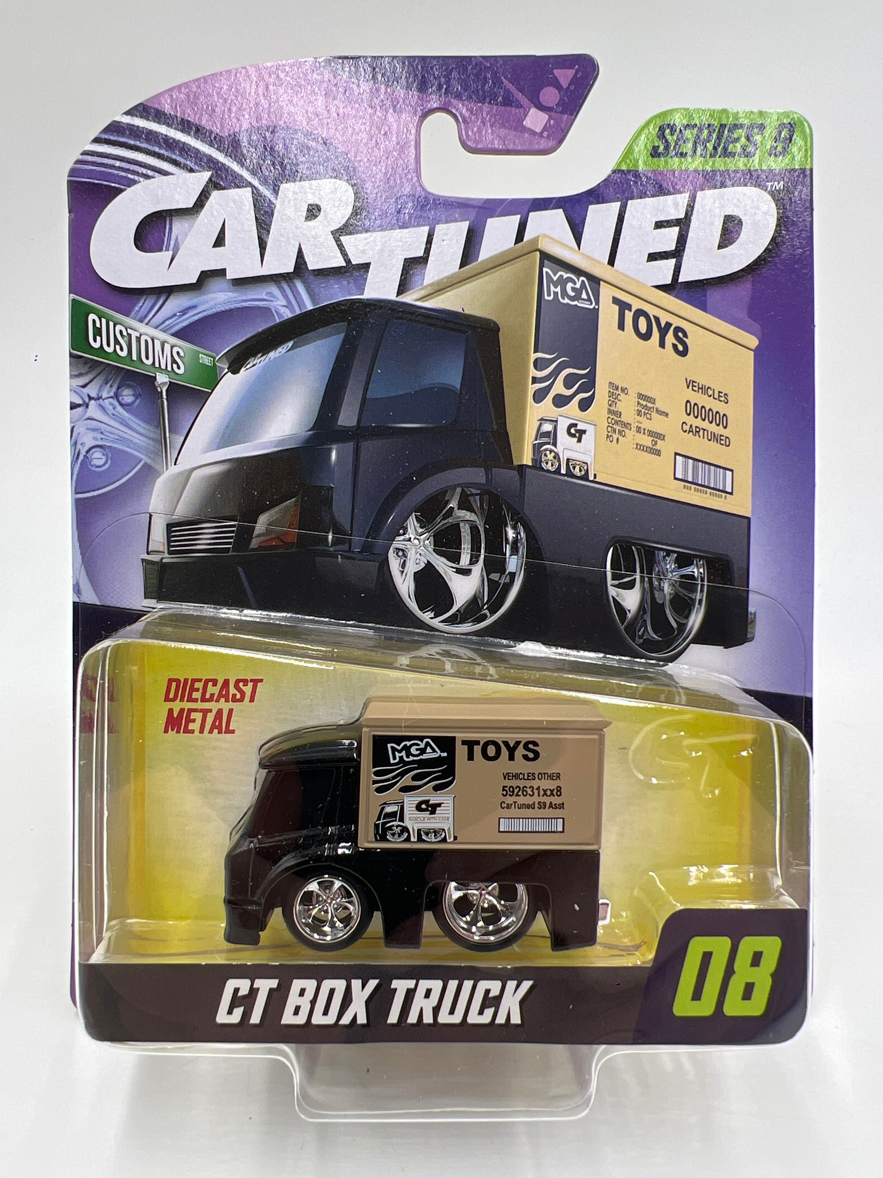 MGA Car Tuned Series 9 #8 CT Box Truck Black 184H – carolinasdiecast