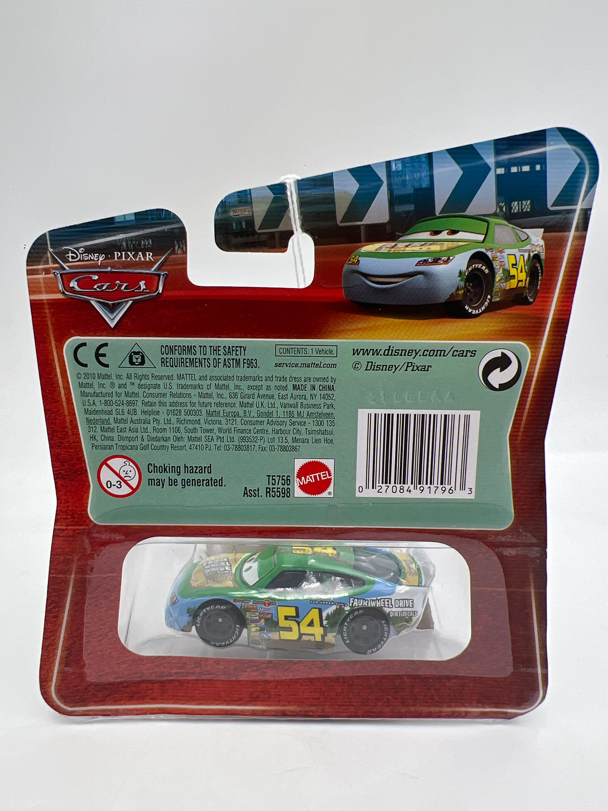 Disney Pixar Cars Kmart Exclusive Synthetic Rubber Tires Faux Wheel Drive No 54