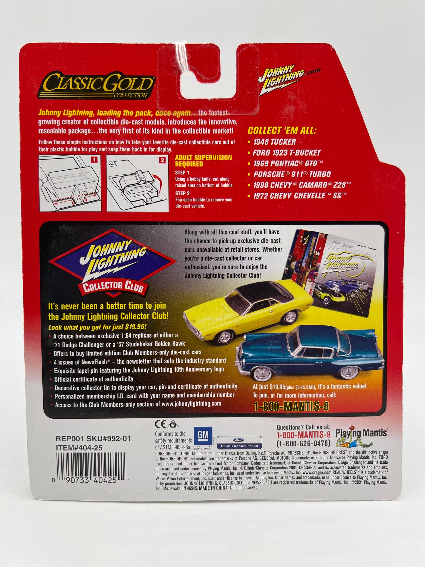 Johnny Lightning Classic Gold Collection 1998 Chevy Camaro Z28 Purple 219D