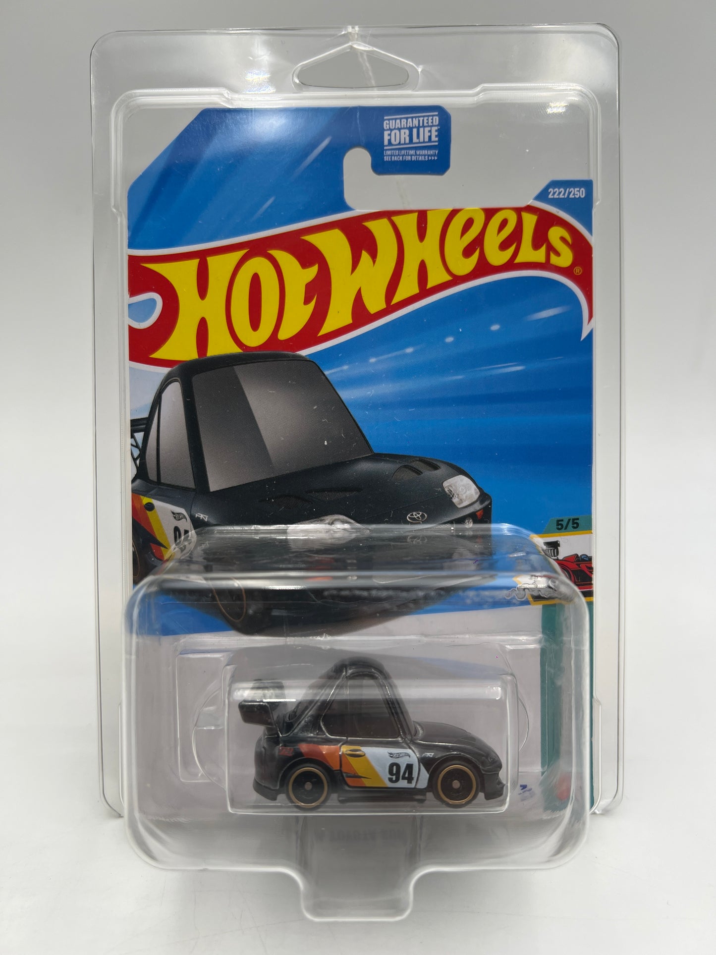 2026 Hot Wheels K Case Super Treasure Hunt #222 94 Toyota Supra Black W/Protector