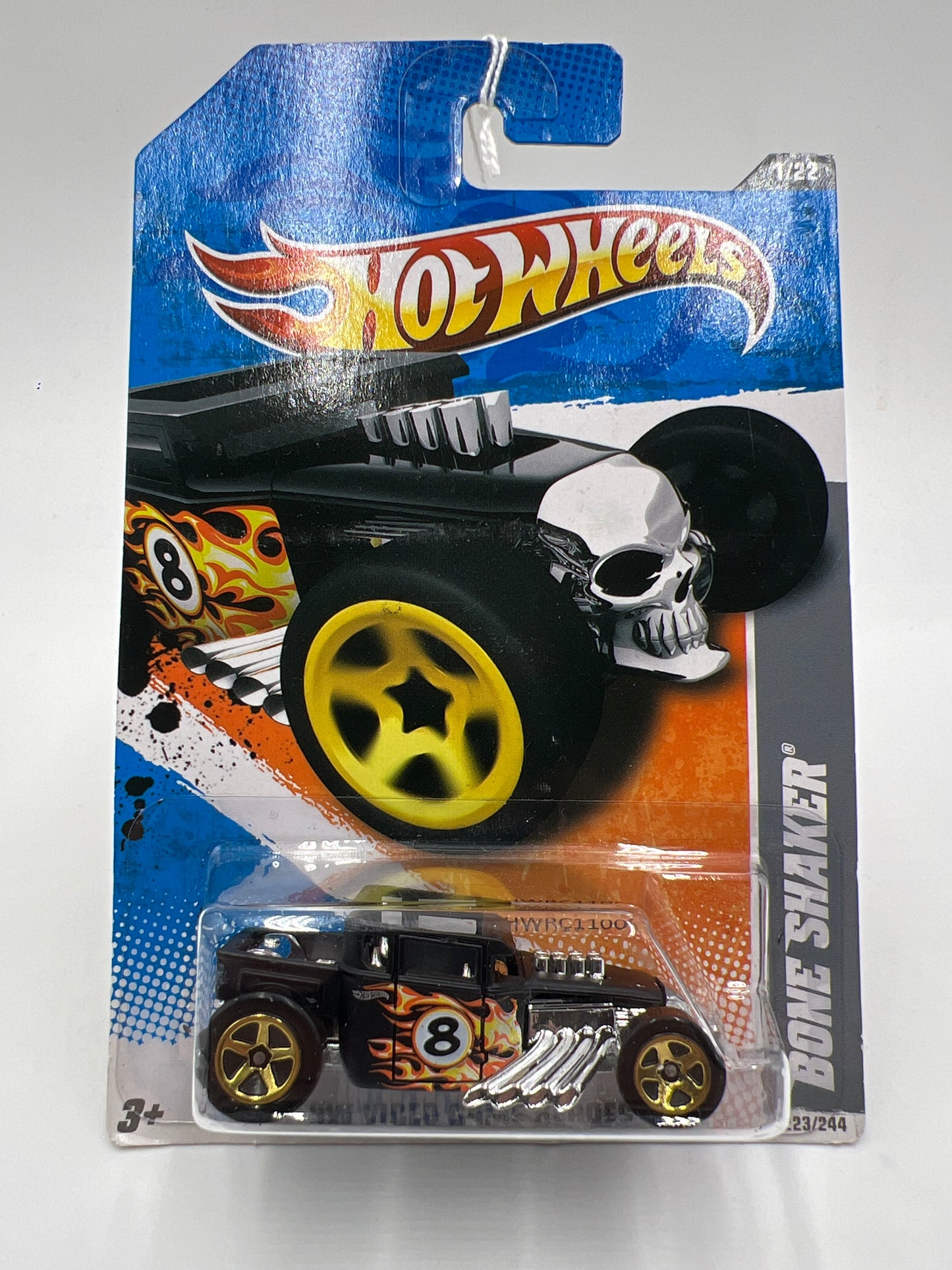 2011 Hot Wheels Video Game Heroes #223 Bone Shaker Black Error SR